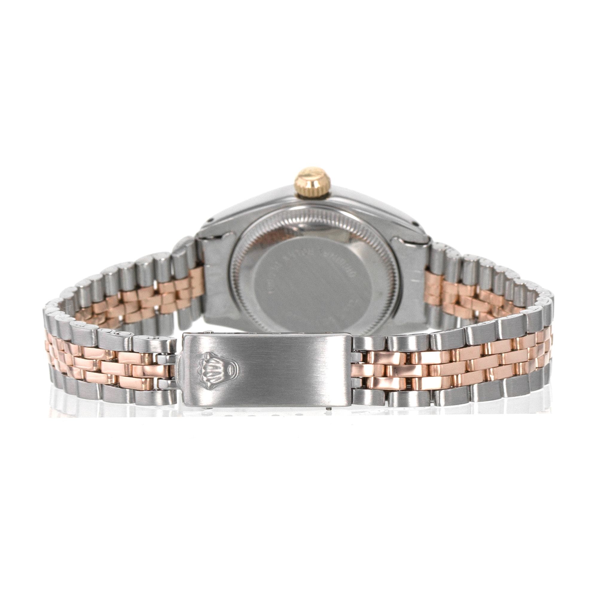 Rolex Datejust 26 6917 Pink Steel Rose Gold Jubilee Automatic Ladies Watch thumbnail 9