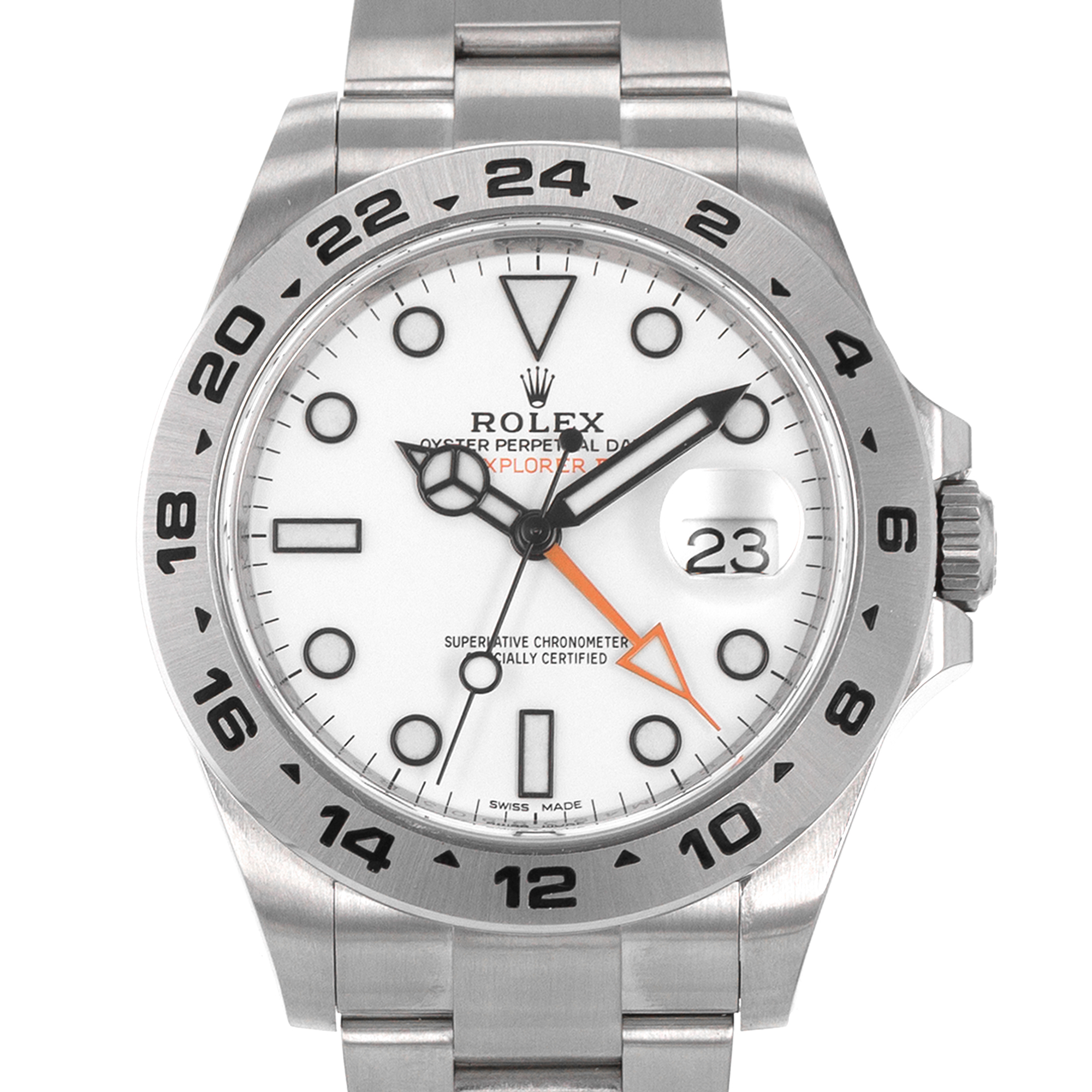 Rolex Explorer II 216570 White GMT Oyster Stainless Steel Mens Watch 2019 thumbnail 1