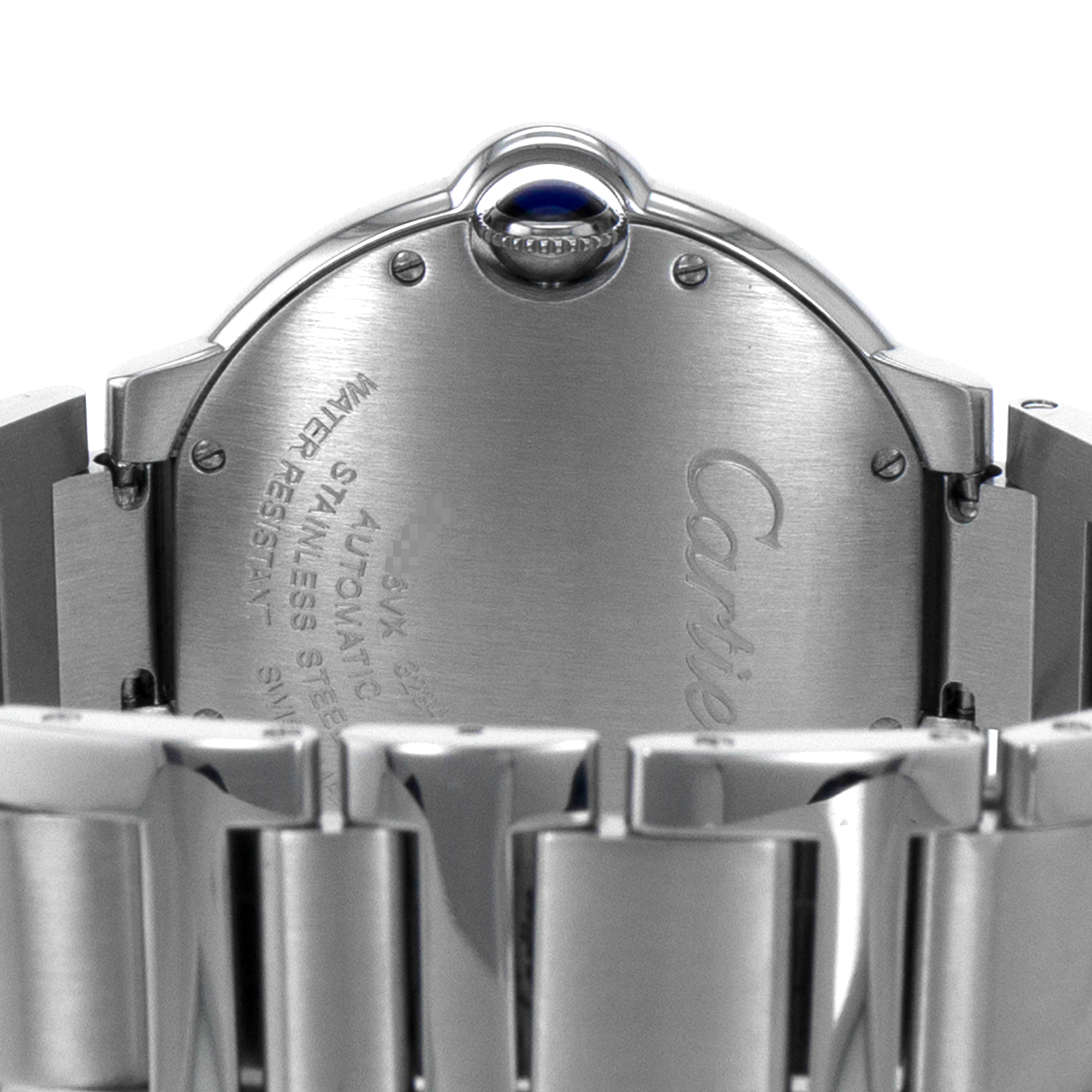 Cartier Ballon Bleu W6920046 3284 36mm Silver Roman Steel Automatic Mens Watch thumbnail 10