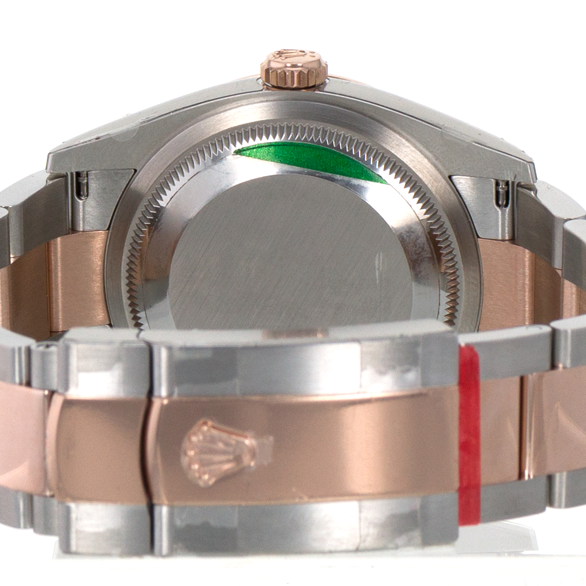 Rolex Datejust 36 126231 Black Diamond Steel Rose Gold Mens Watch thumbnail 10