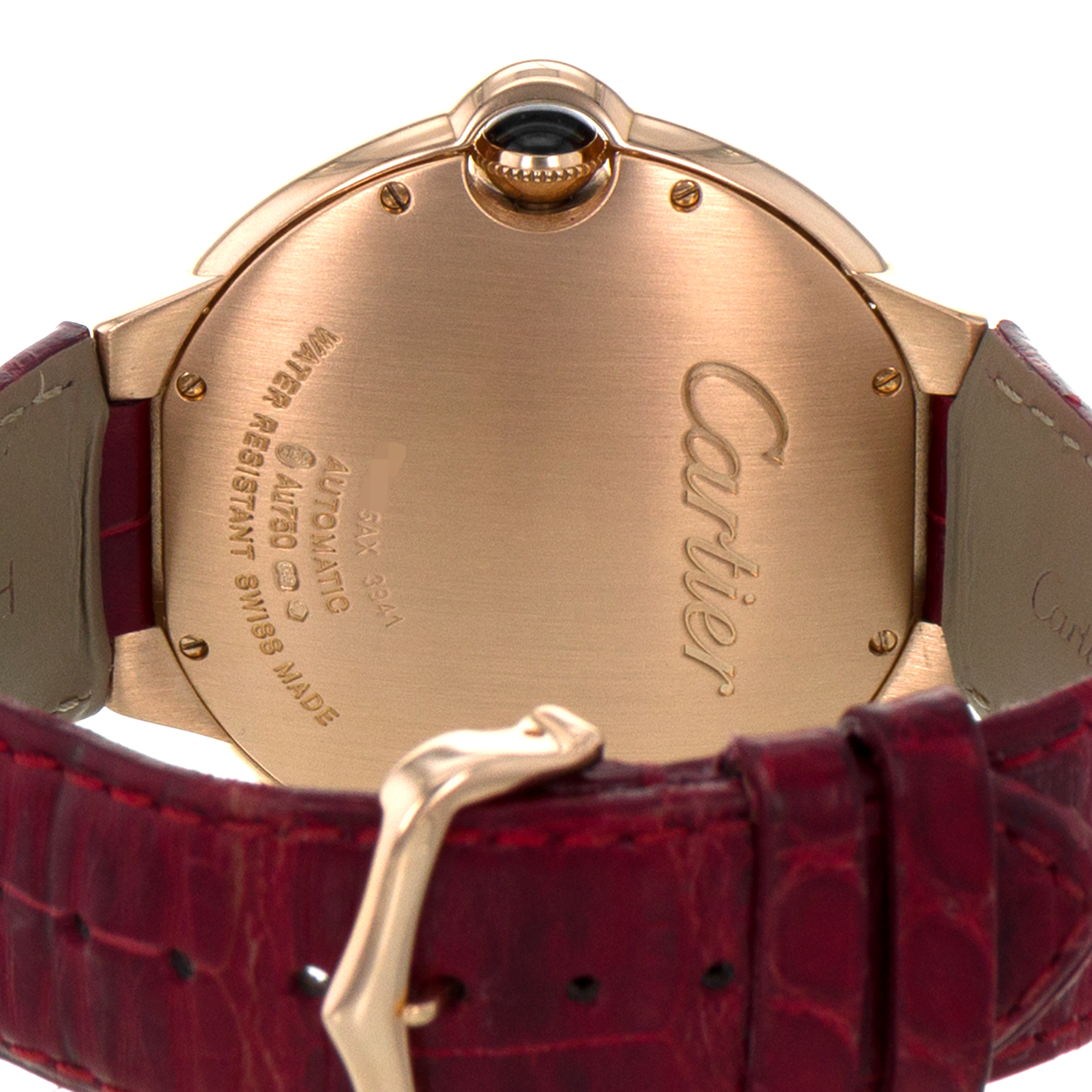 Cartier Ballon Bleu WJBB0035 3941 42mm Factory Diamonds 18k Rose Gold Mens Watch thumbnail 10