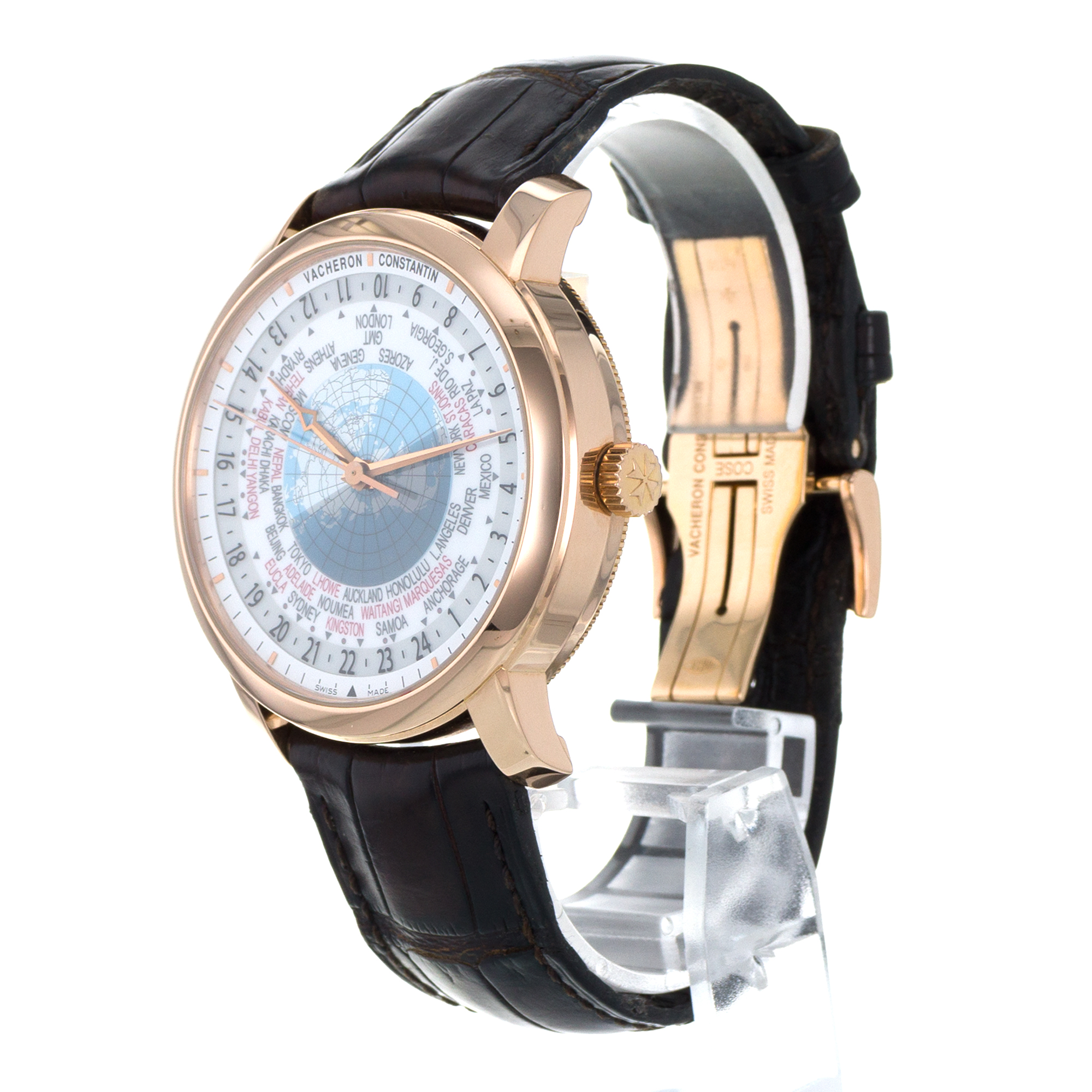 Vacheron Constantin Patrimony 86060/000R-9640 42mm World Time Rose Gold Watch thumbnail 4