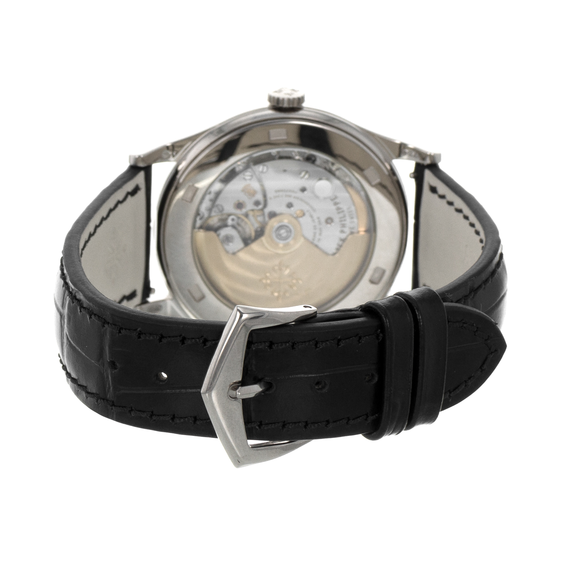 Patek Philippe Calatrava 5296G 38mm Silver 18k White Gold Automatic Mens Watch thumbnail 8