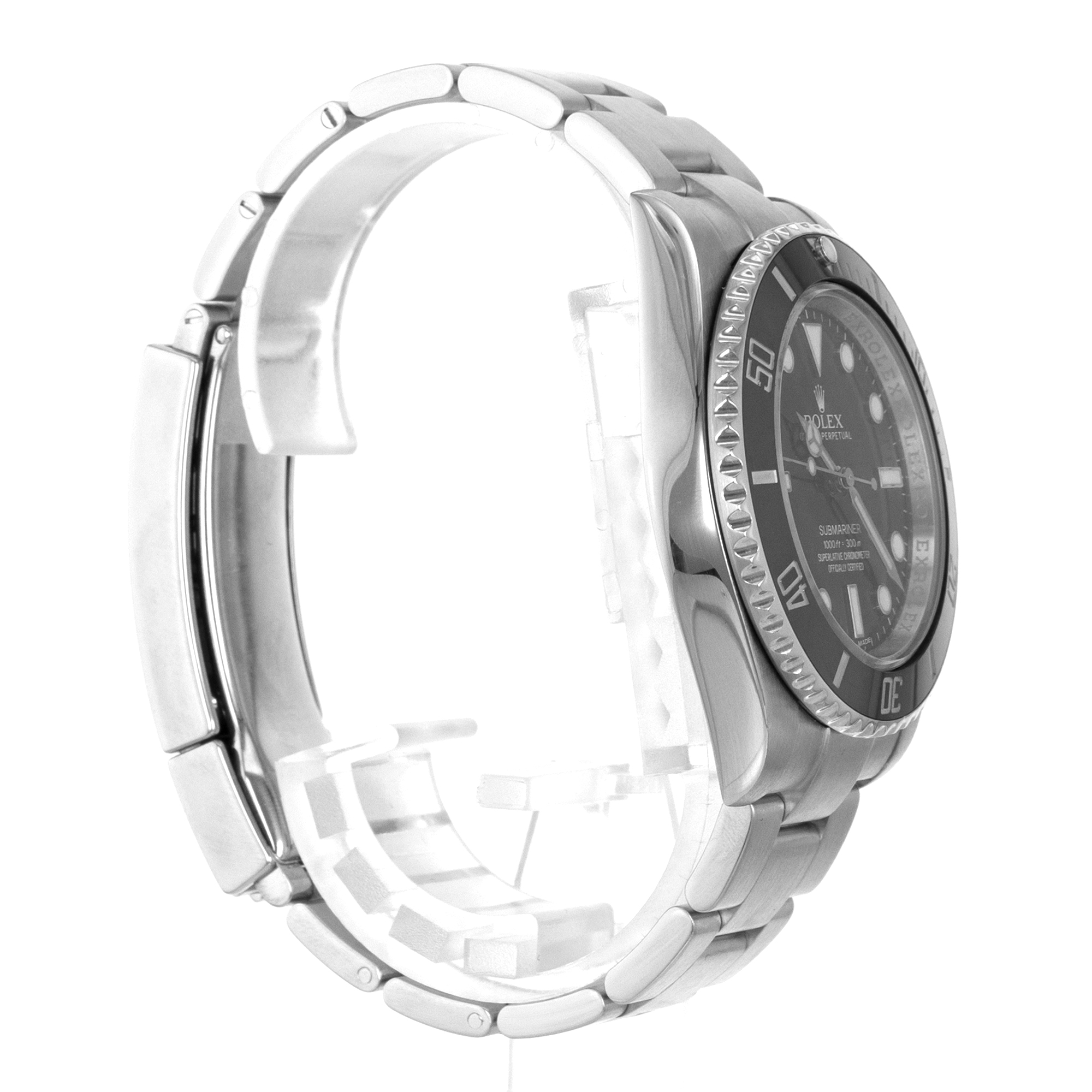 Rolex Submariner No Date 114060 40mm Black Ceramic Oyster Automatic Mens Watch thumbnail 6