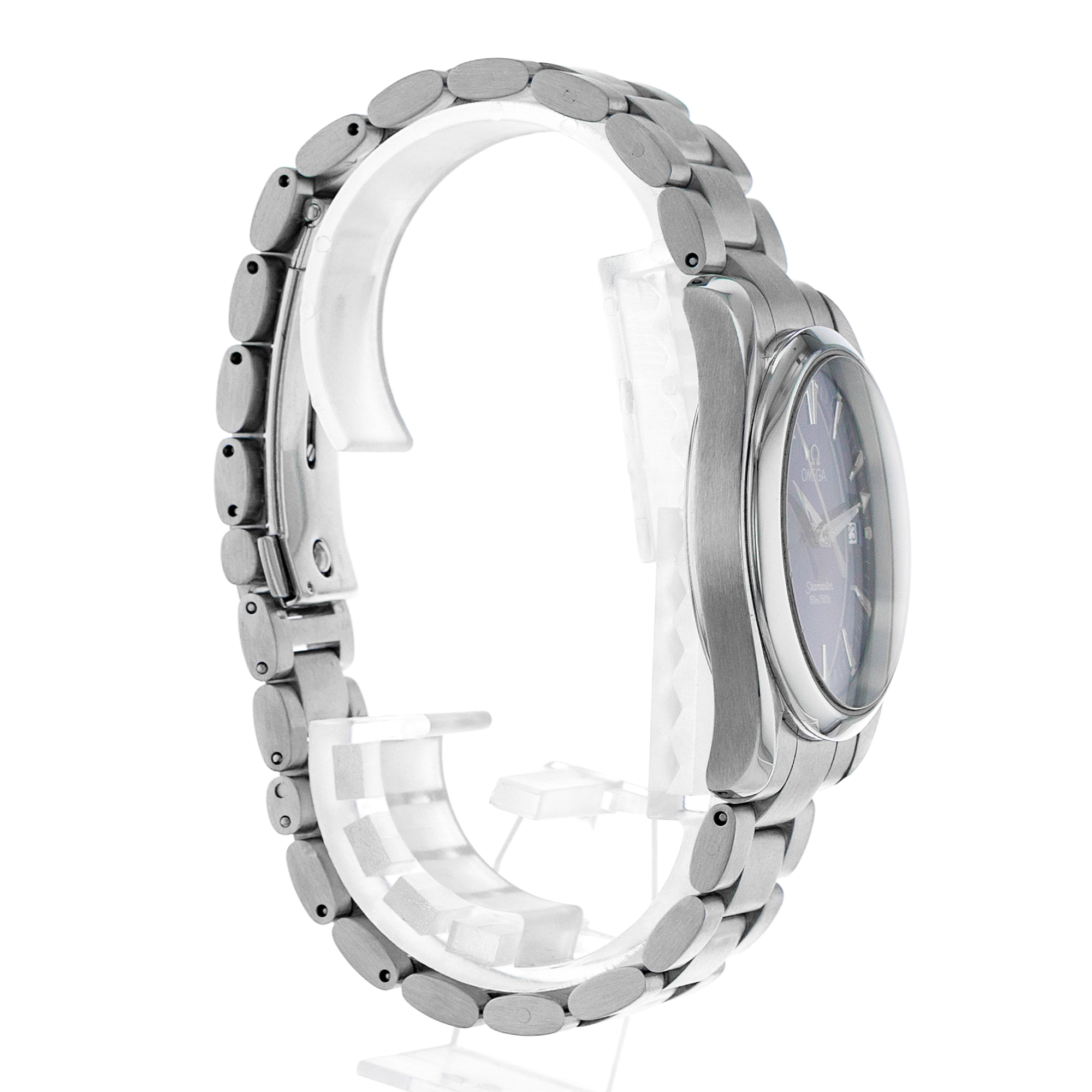 Omega Seamaster Aqua Terraa 2518.80.00 36mm Blue Index Steel Quartz Mens Watch thumbnail 6