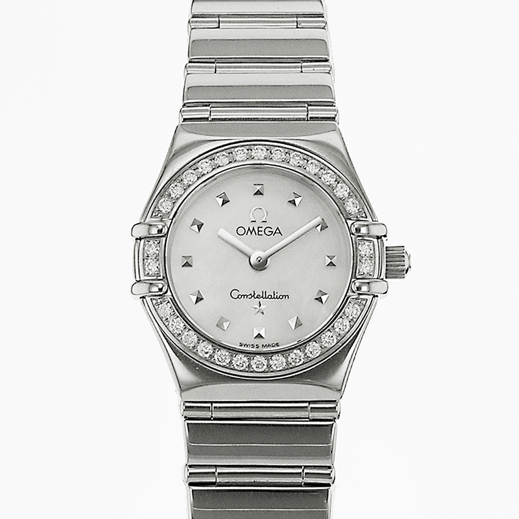 Omega Constellation 1465.71.00 Diamond Mother Of Pearl Dial Steel Ladies Watch thumbnail 1