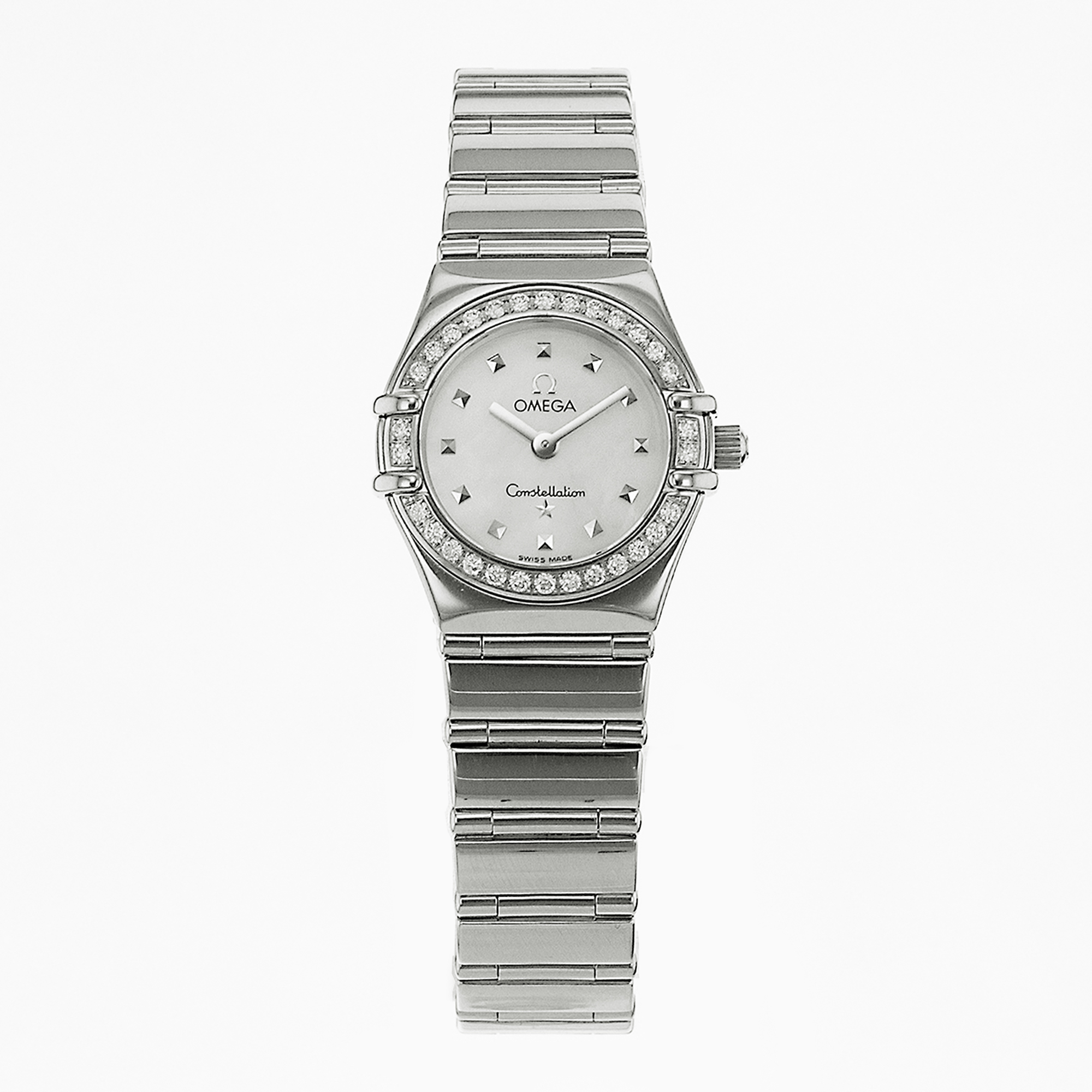Omega Constellation 1465.71.00 Diamond Mother Of Pearl Dial Steel Ladies Watch thumbnail 2