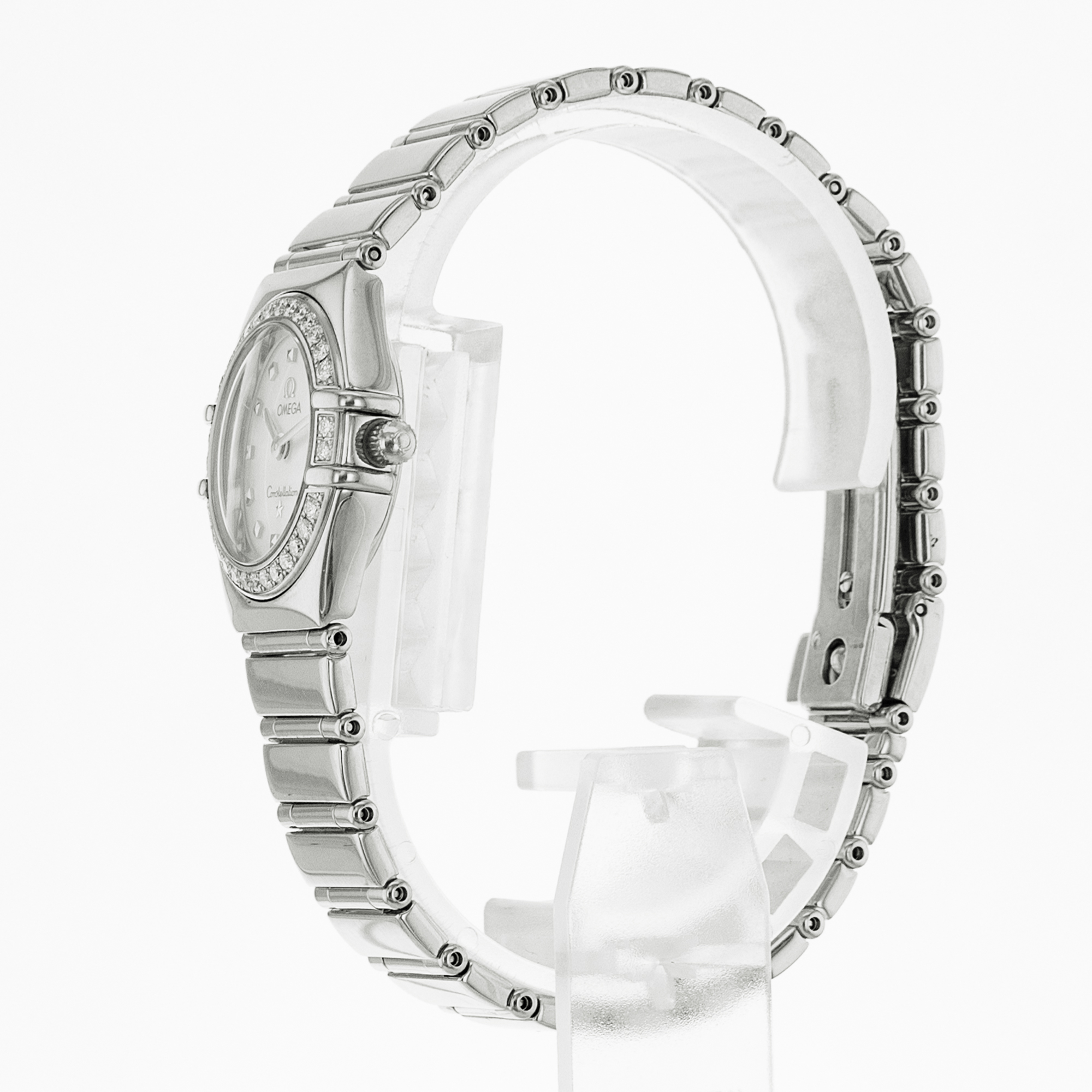 Omega Constellation 1465.71.00 Diamond Mother Of Pearl Dial Steel Ladies Watch thumbnail 5