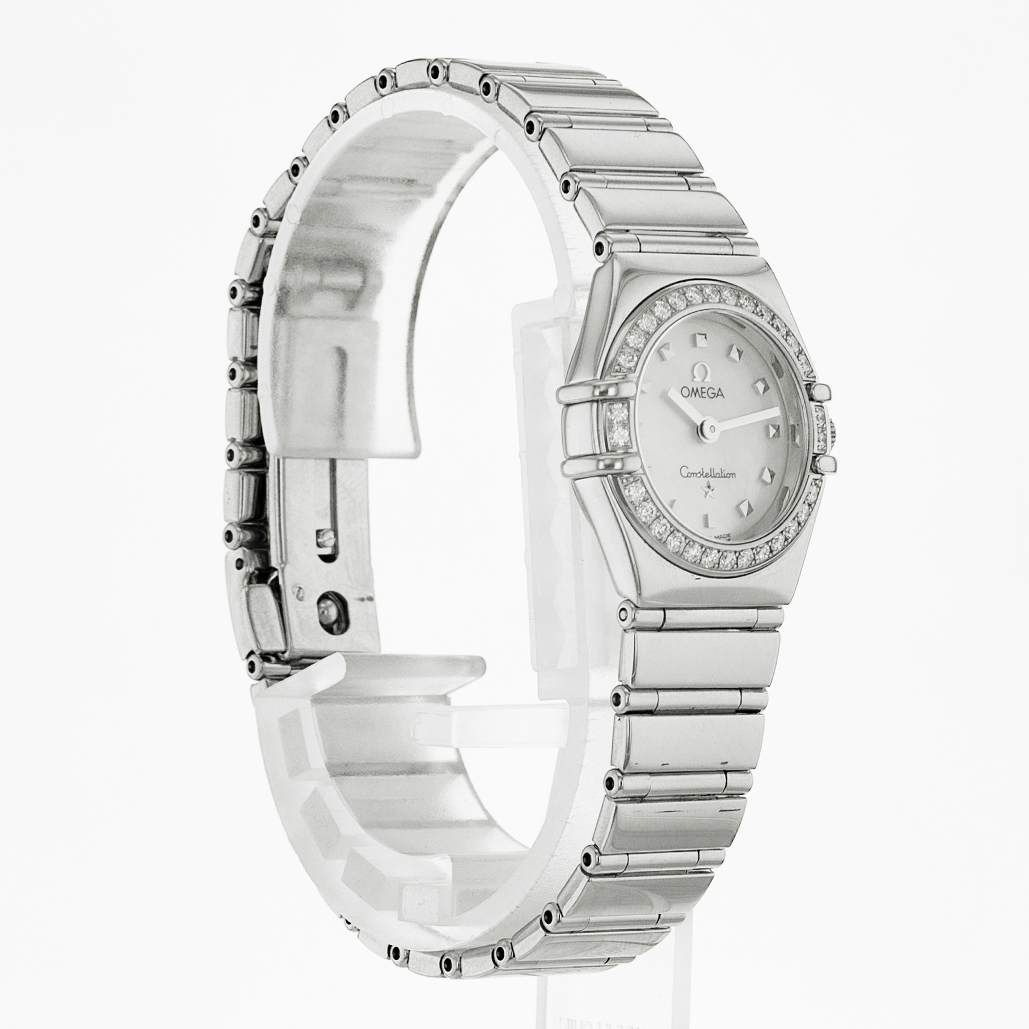 Omega Constellation 1465.71.00 Diamond Mother Of Pearl Dial Steel Ladies Watch thumbnail 7