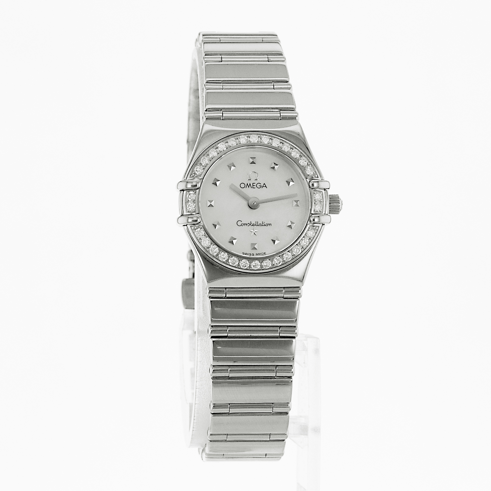 Omega Constellation 1465.71.00 Diamond Mother Of Pearl Dial Steel Ladies Watch thumbnail 8