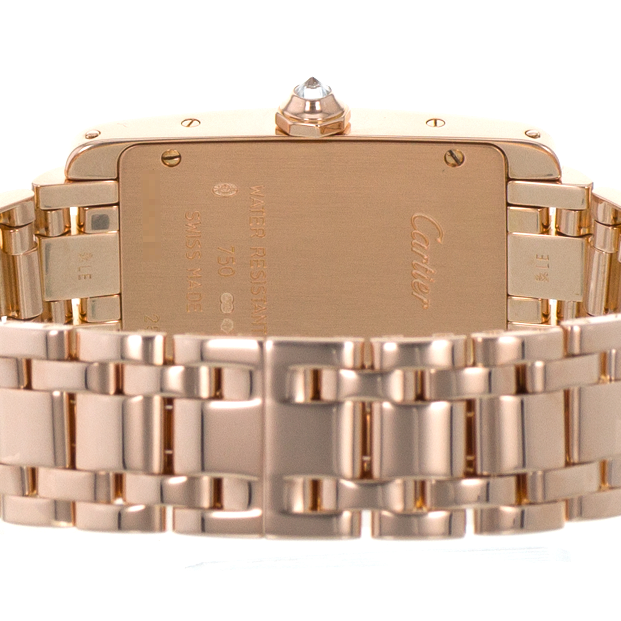 Cartier Tank Americaine WB7079M5 2503 Factory Diamonds 19 x 35 Rose Gold Watch thumbnail 10