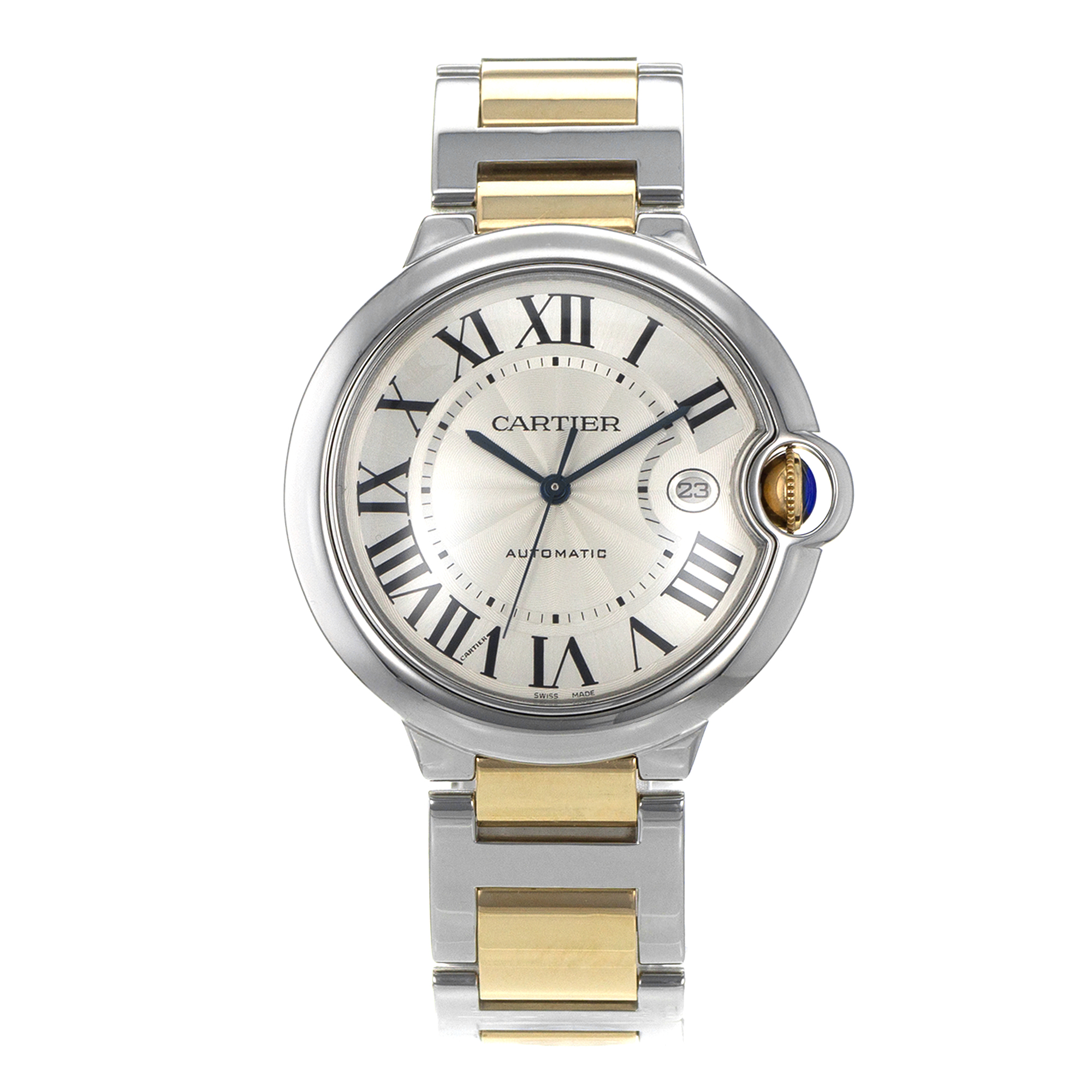 Cartier Ballon Bleu 42mm W69009Z3 3001 Steel Yellow Gold Automatic Mens Watch thumbnail 2
