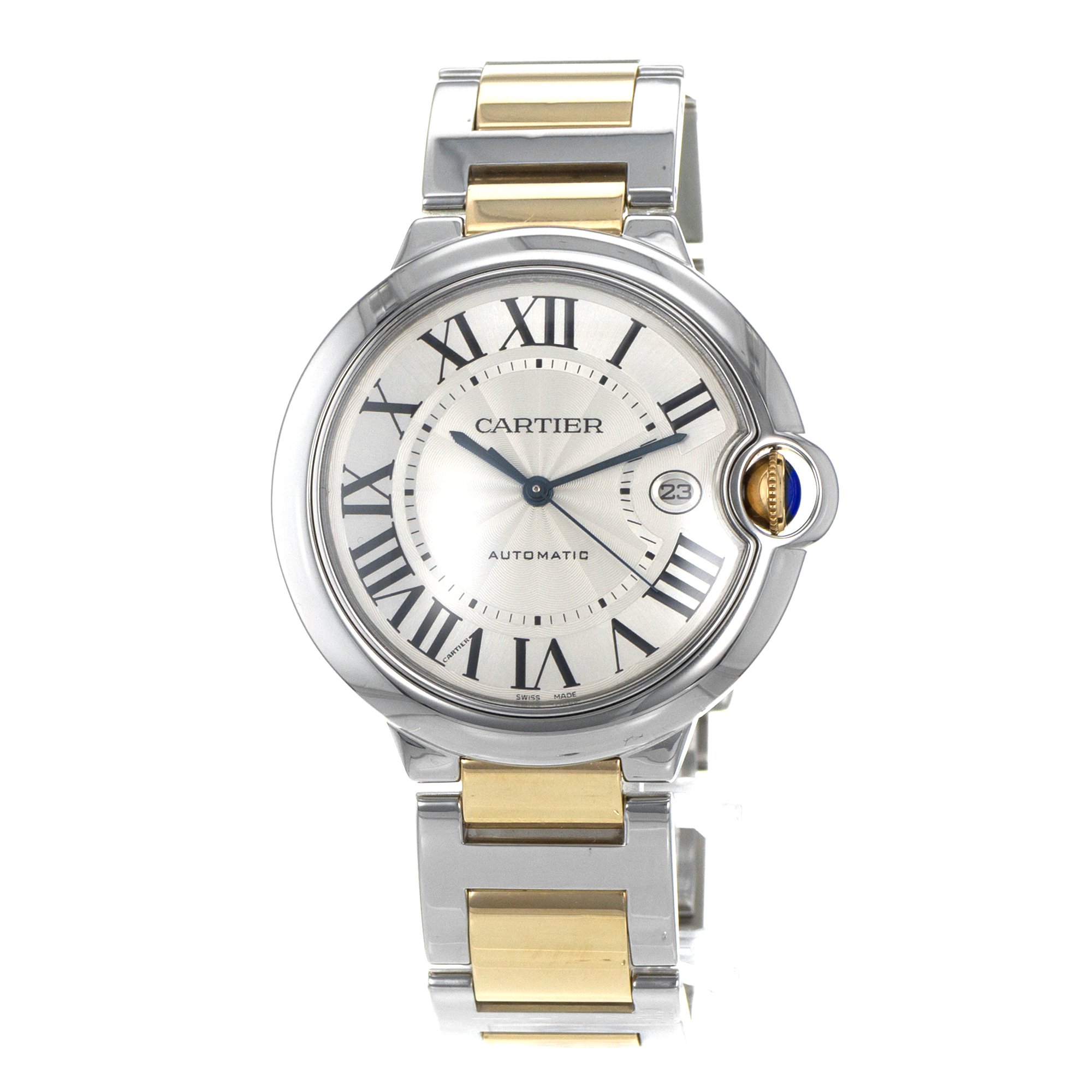 Cartier Ballon Bleu 42mm W69009Z3 3001 Steel Yellow Gold Automatic Mens Watch thumbnail 3
