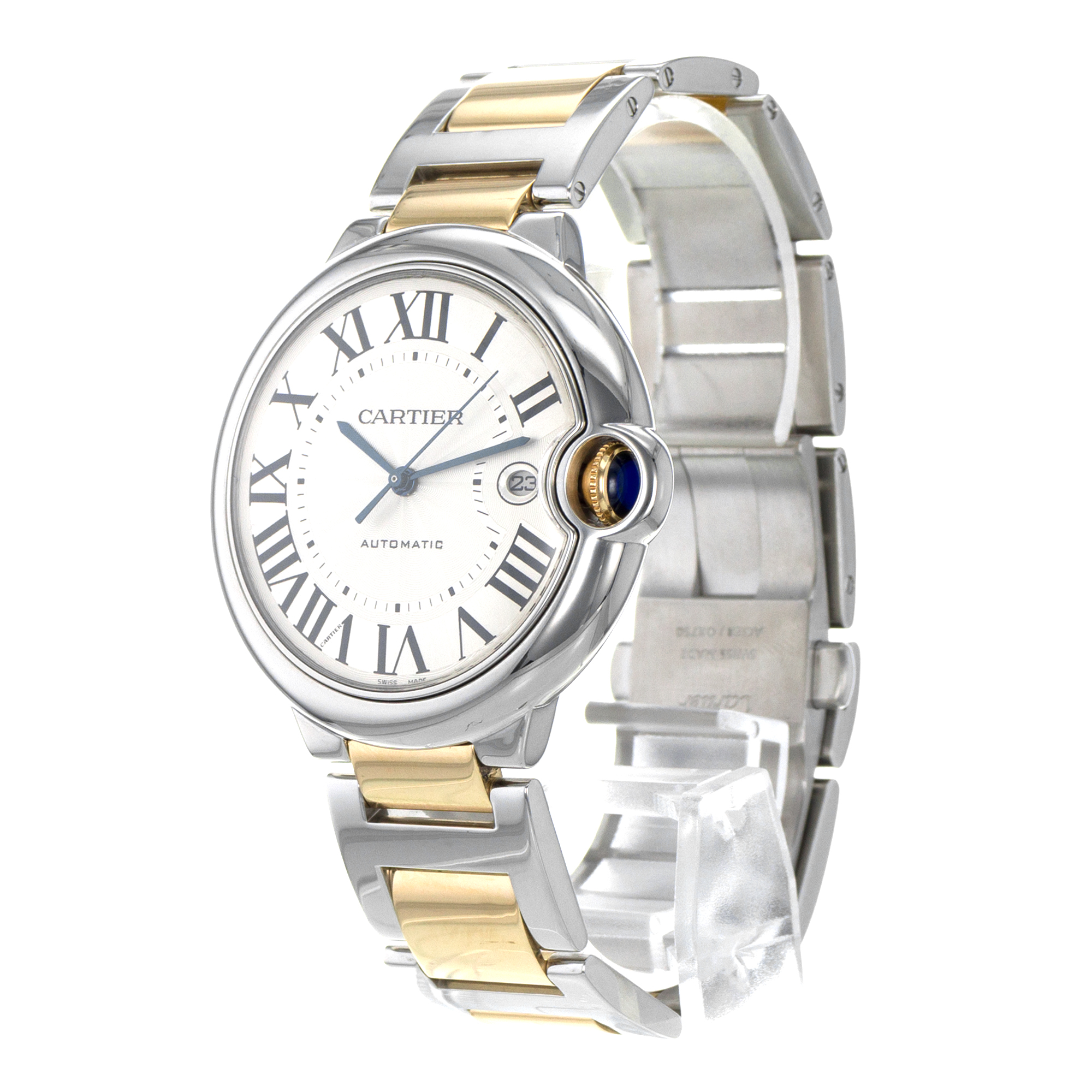 Cartier Ballon Bleu 42mm W69009Z3 3001 Steel Yellow Gold Automatic Mens Watch thumbnail 4