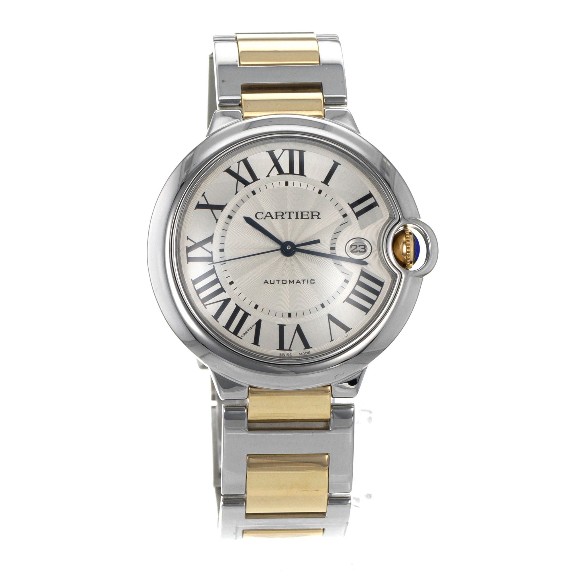 Cartier Ballon Bleu 42mm W69009Z3 3001 Steel Yellow Gold Automatic Mens Watch thumbnail 8