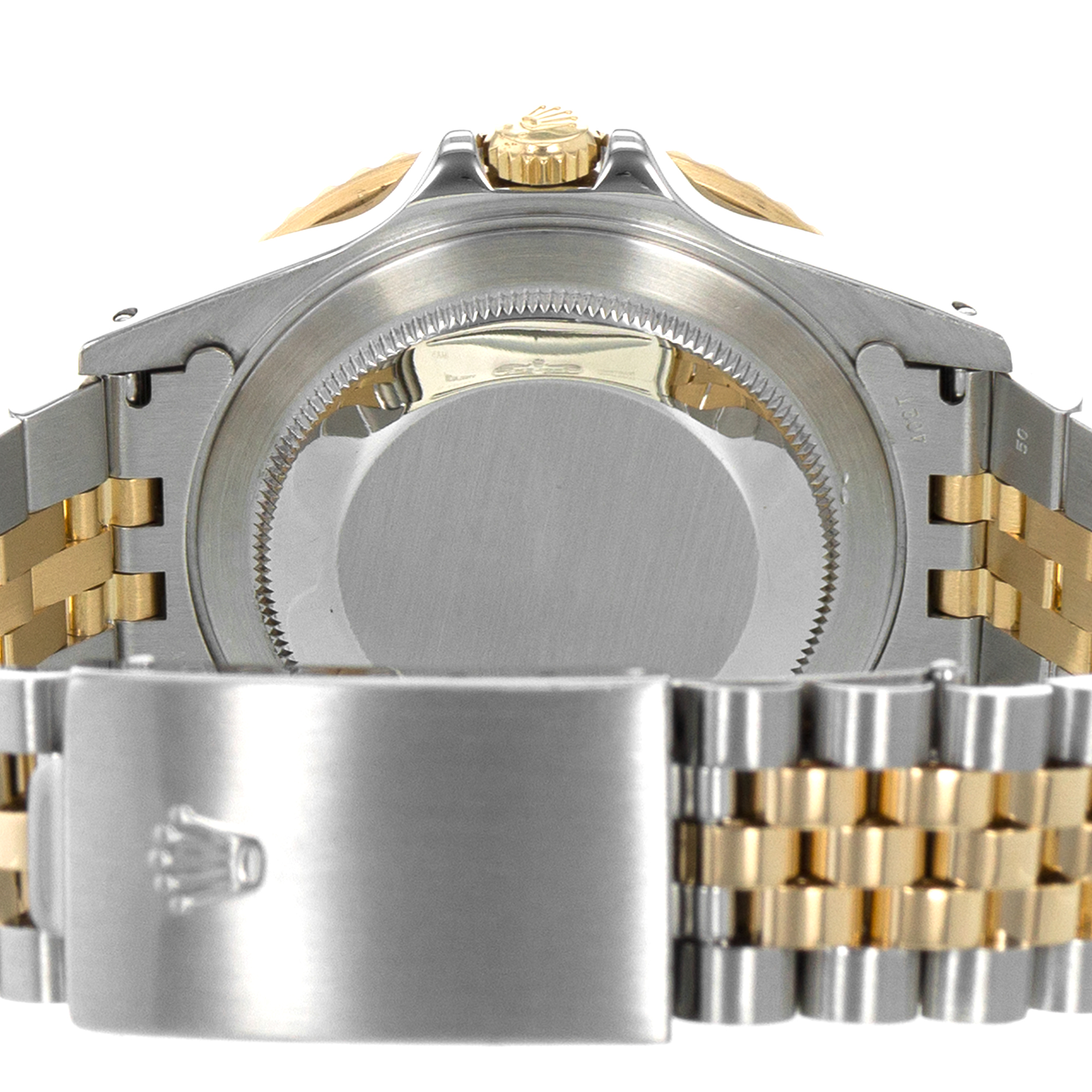 Rolex GMT-Master II 16713 40mm Black Steel 18k Yellow Gold Jubilee Mens Watch thumbnail 10