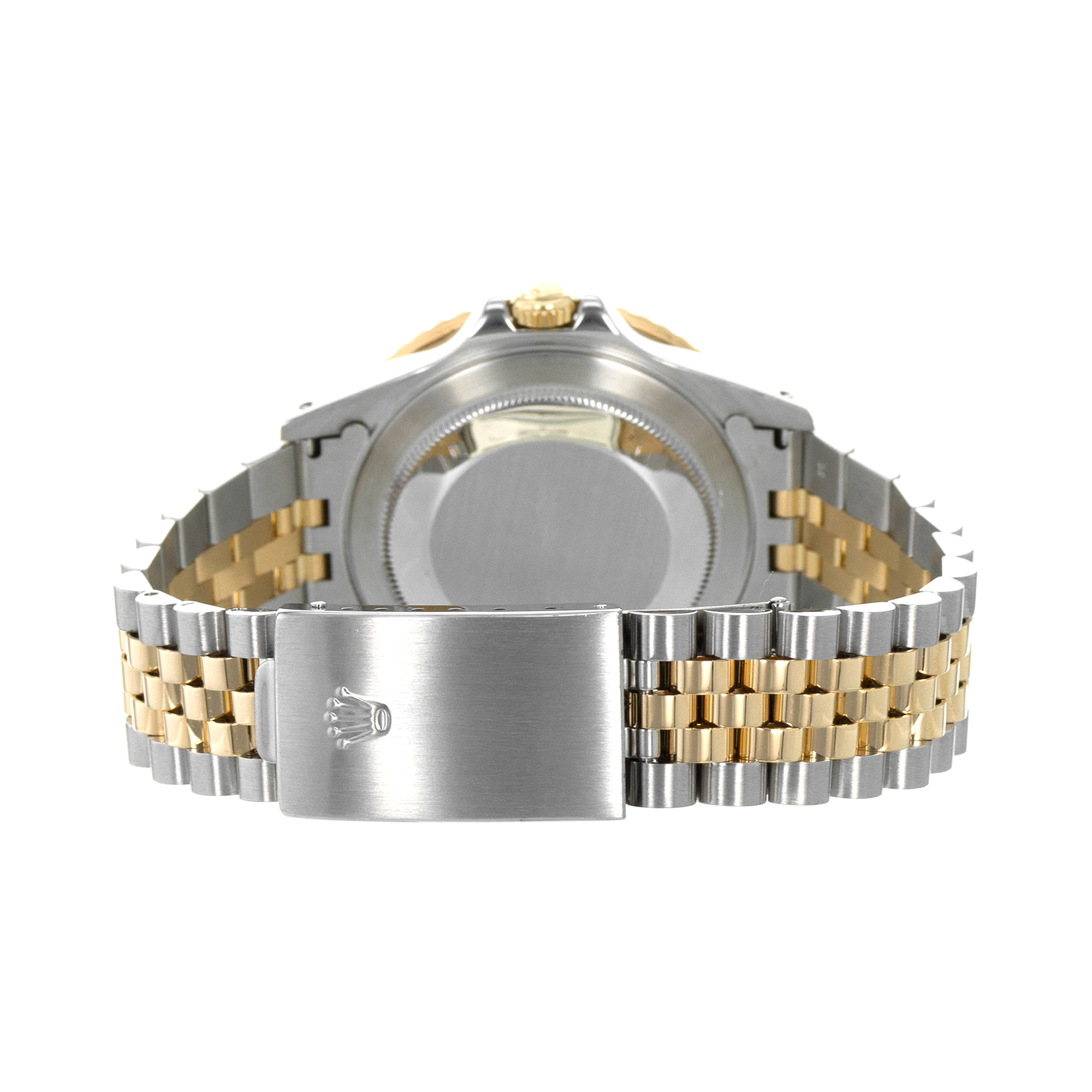 Rolex GMT-Master II 16713 40mm Black Steel 18k Yellow Gold Jubilee Mens Watch thumbnail 9