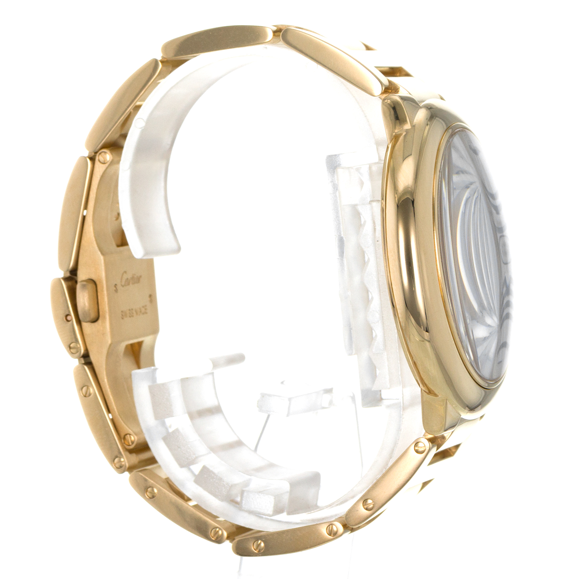 Cartier Ballon Bleu 42mm W69005Z2 2998 Silver Roman Yellow Gold Mens Watch thumbnail 6