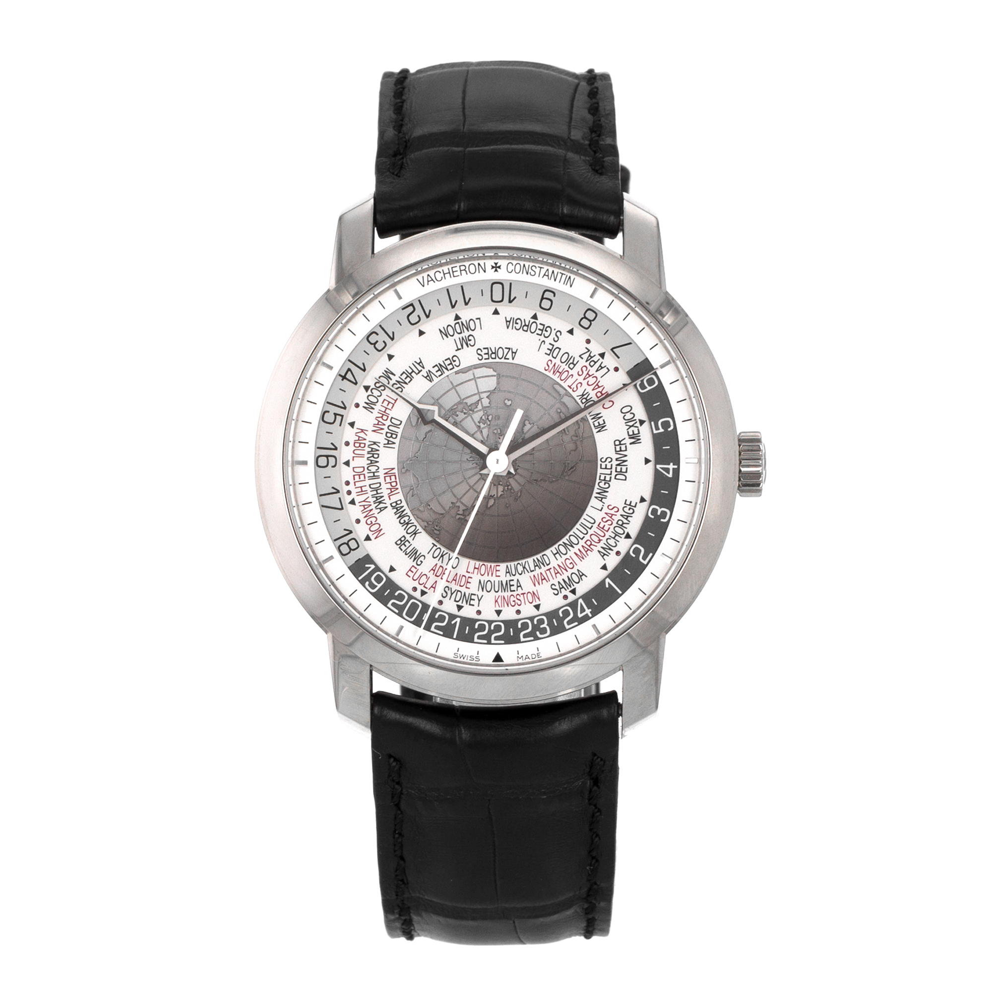Vacheron Constantin Patrimony 86060/00G-8982 42mm World Time White Gold Watch thumbnail 2