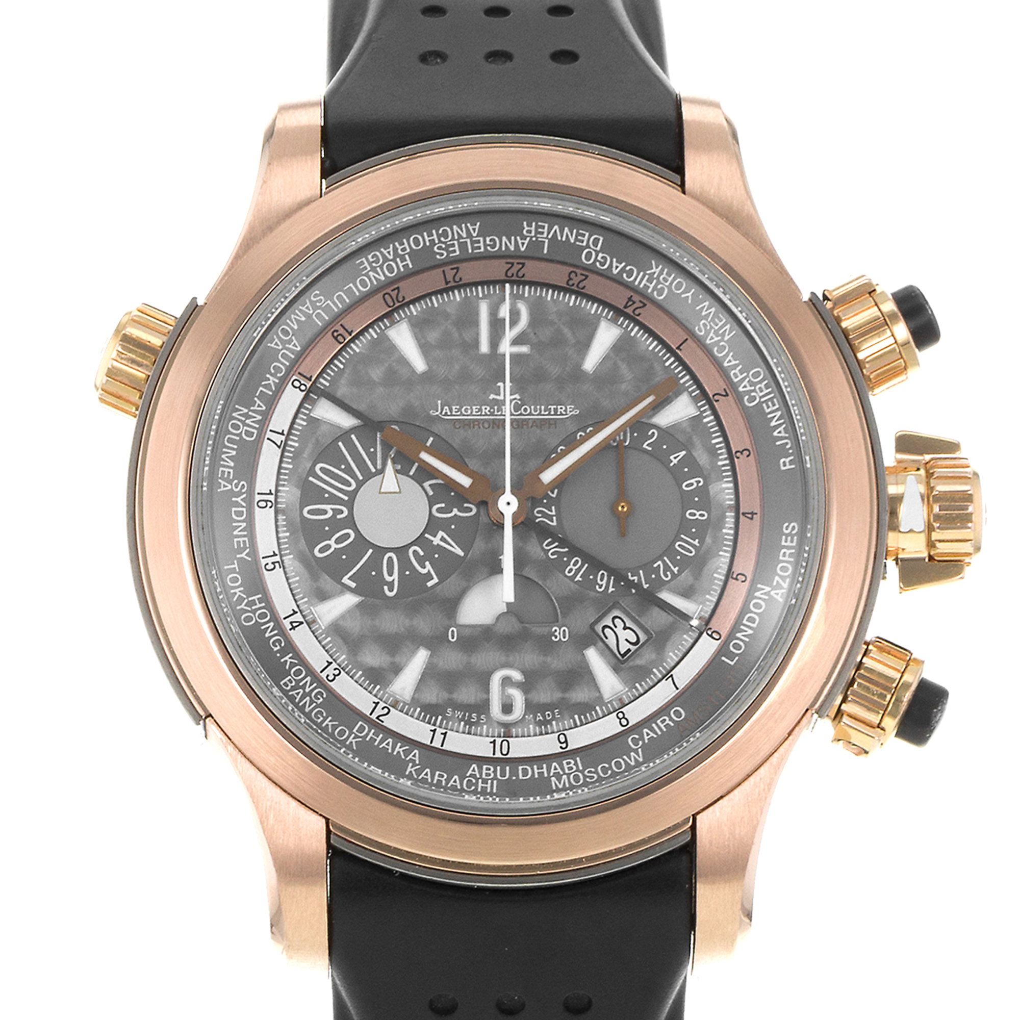 Jaeger-LeCoultre Master Compressor 150.2.22 46mm Rose Gold Carbon Fiber Watch thumbnail 1