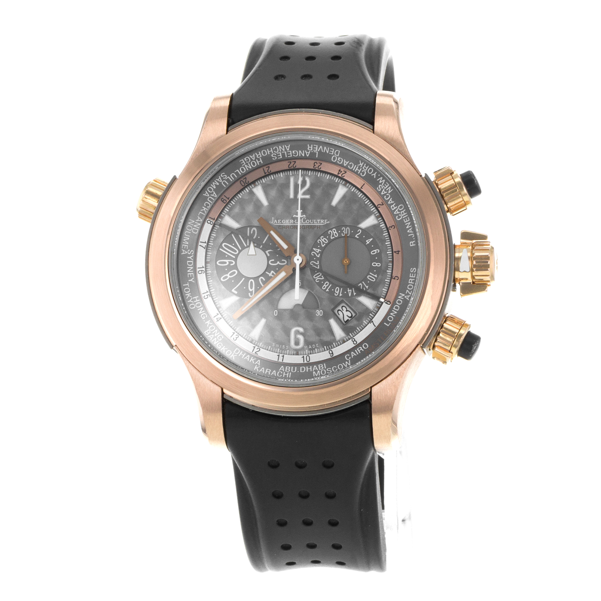 Jaeger-LeCoultre Master Compressor 150.2.22 46mm Rose Gold Carbon Fiber Watch thumbnail 4
