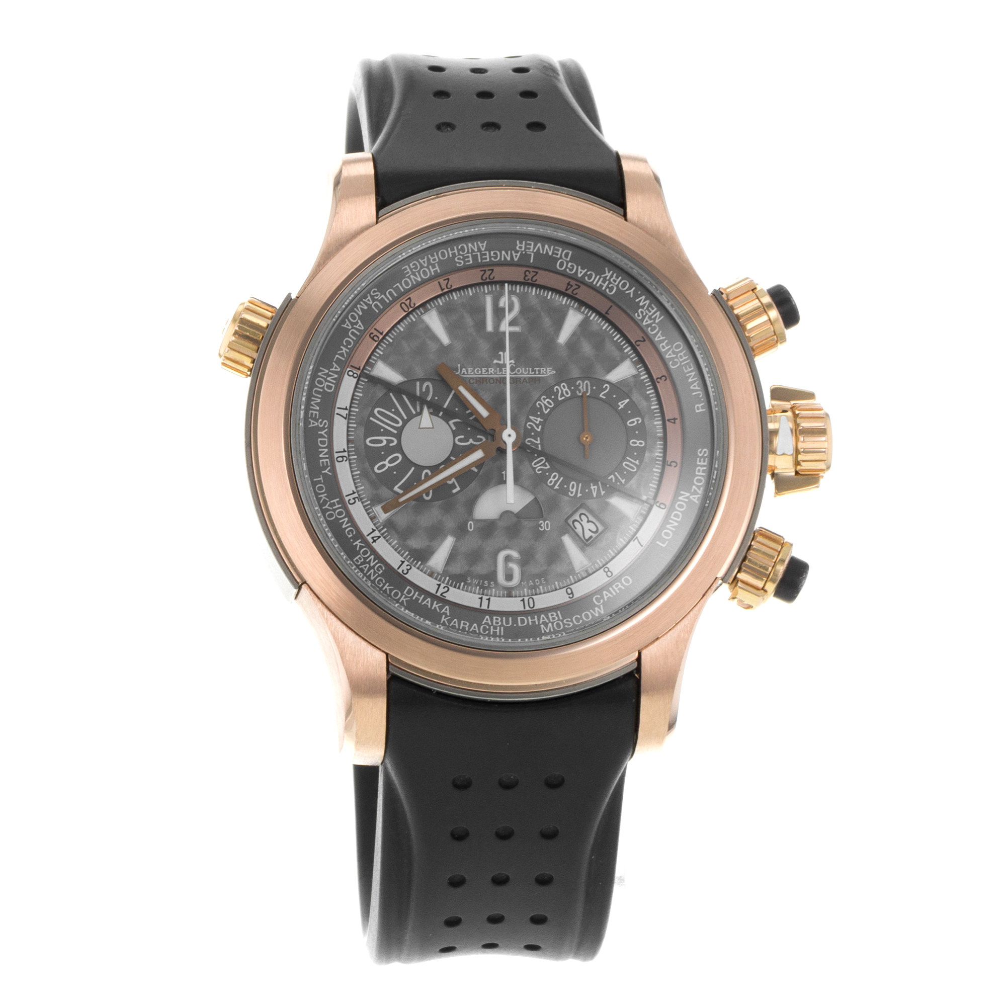 Jaeger-LeCoultre Master Compressor 150.2.22 46mm Rose Gold Carbon Fiber Watch thumbnail 9