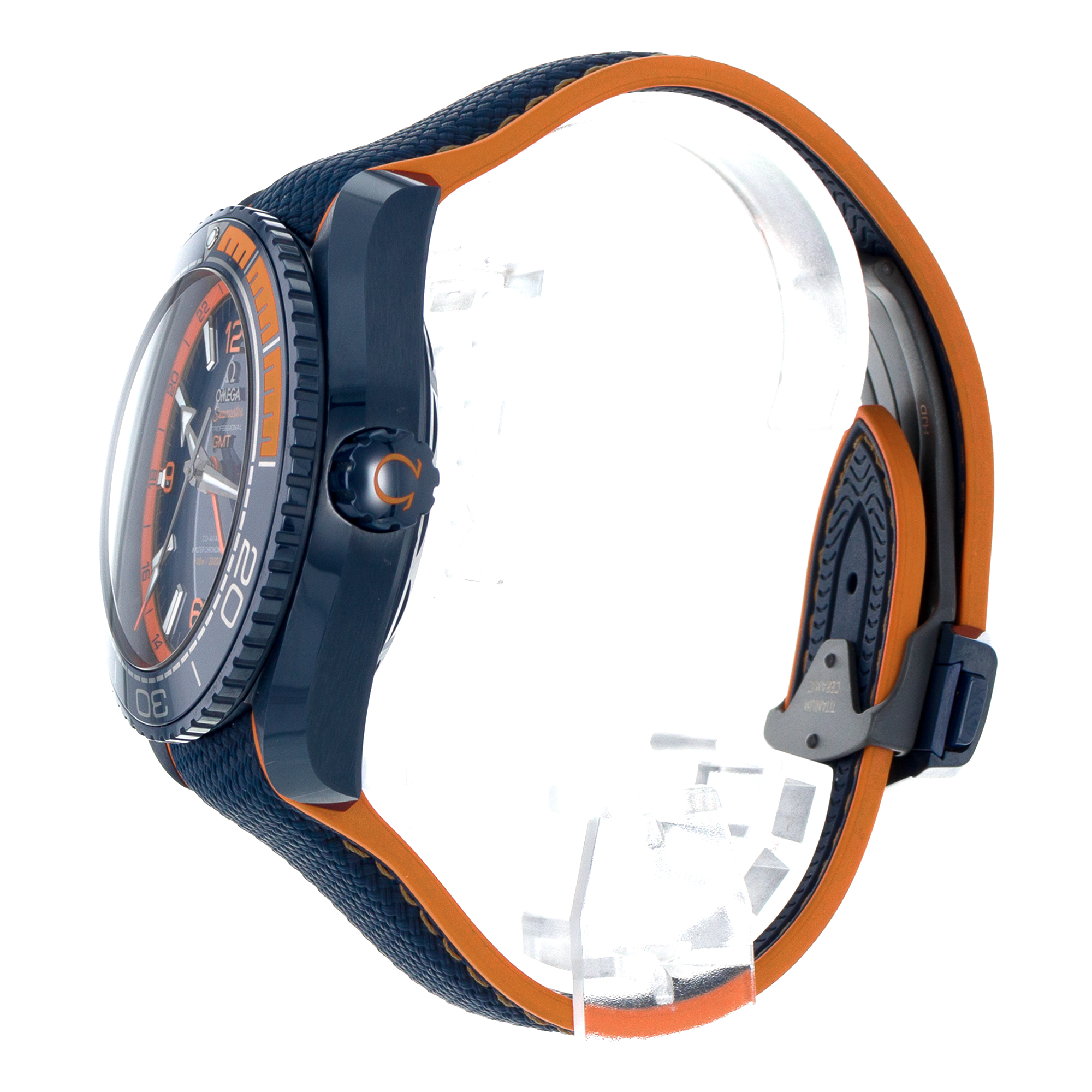Omega Seamaster Planet Ocean 215.92.46.22.03.001 45mm Blue Ceramic GMT Watch thumbnail 5
