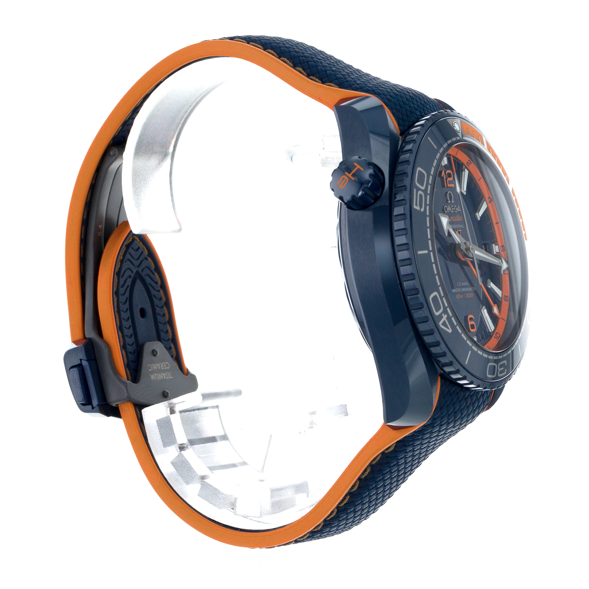 Omega Seamaster Planet Ocean 215.92.46.22.03.001 45mm Blue Ceramic GMT Watch thumbnail 6