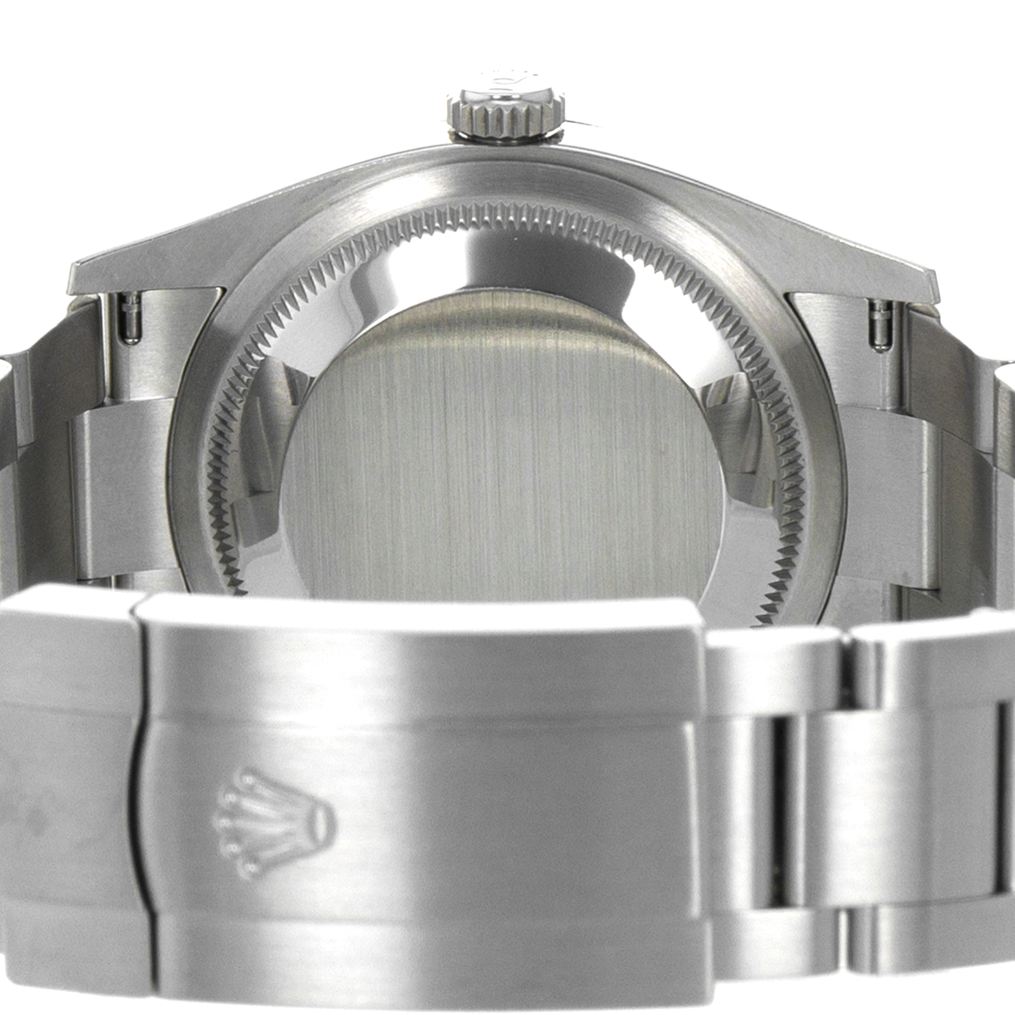 Rolex Oyster Perpetual 36 126000 Blue Stick Smooth Steel Oyster Mens Watch thumbnail 11