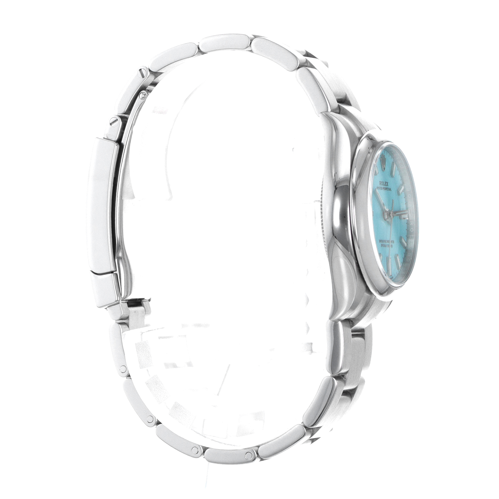Rolex Oyster Perpetual 31 277200 Turquoise Blue Steel Oyster Ladies Watch 2022 thumbnail 7
