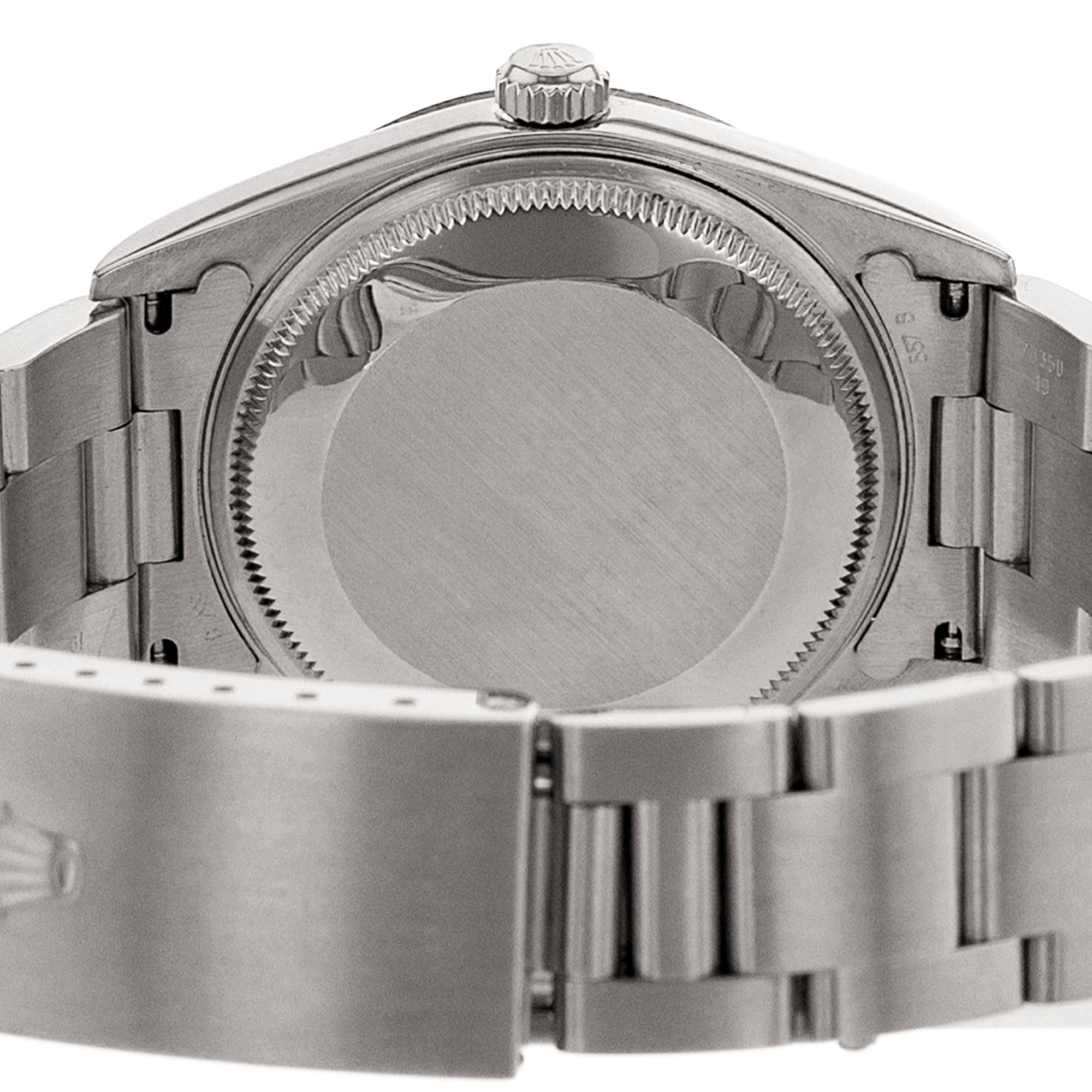 Rolex Air King 14000M 34MM Blue Roman Steel Oyster Automatic Mens Watch thumbnail 11