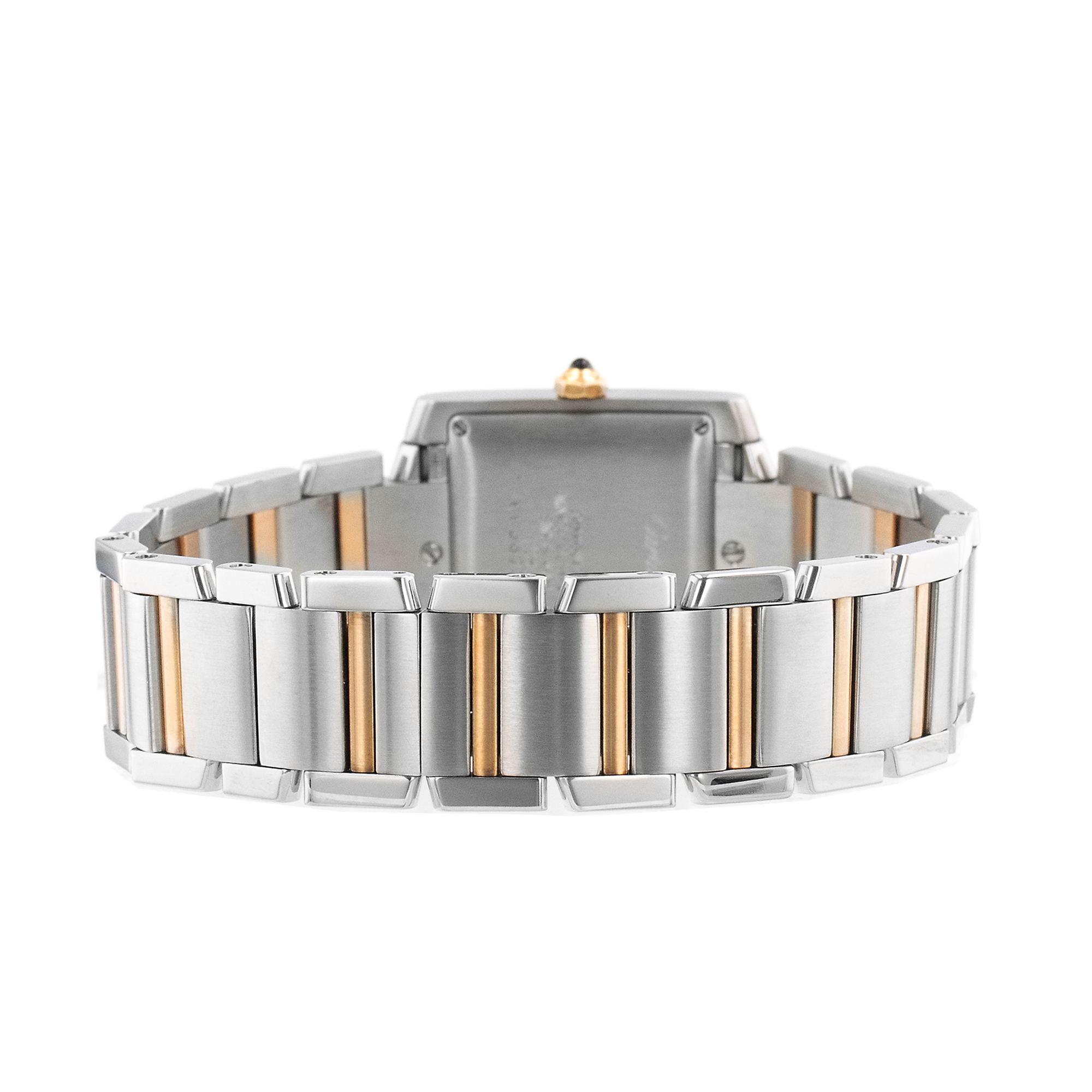 Cartier Tank Francaise W51005Q4 2302 28mm Large Steel Yellow Gold Mens Watch thumbnail 9