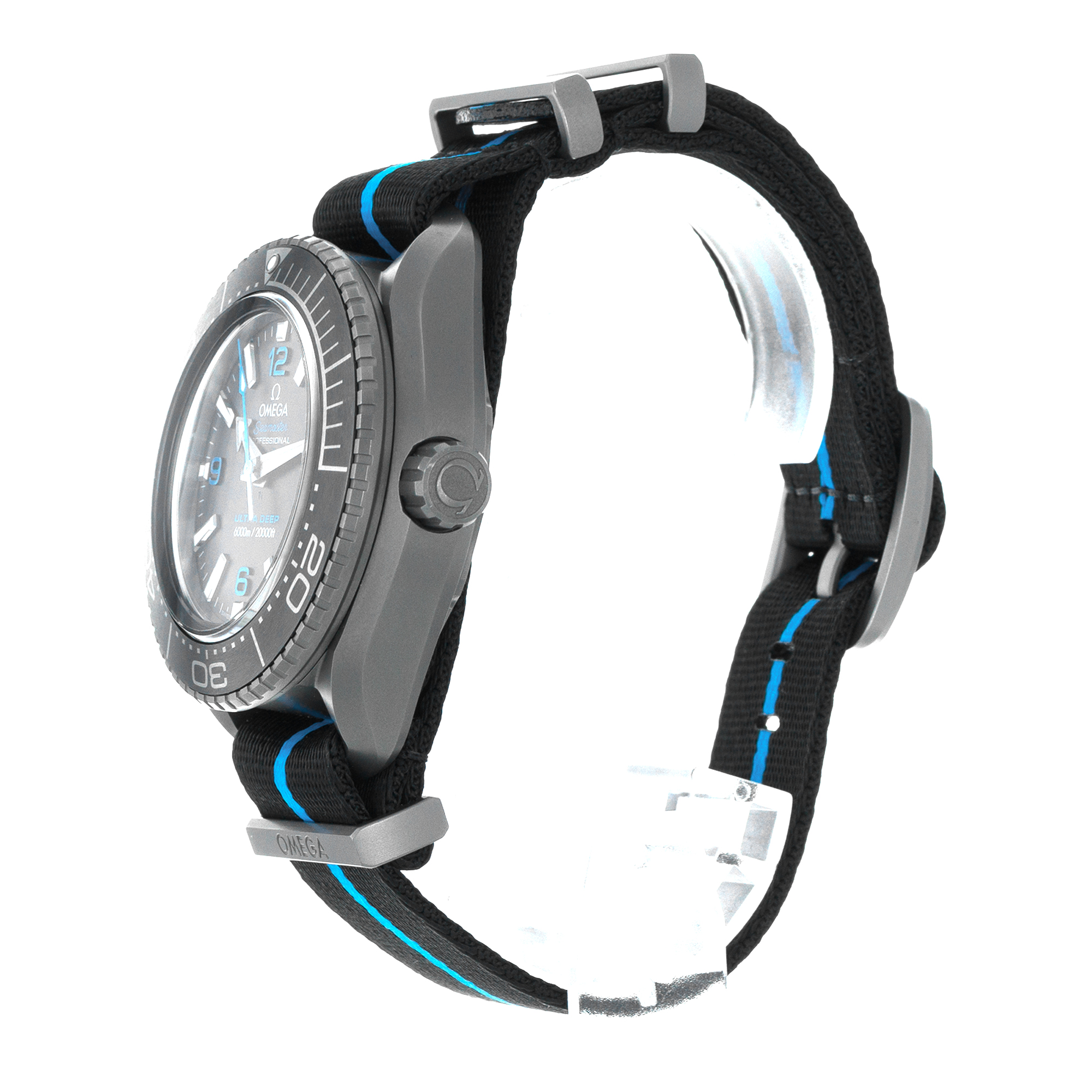 Omega Seamaster Ultra Deep 6000M 215.92.46.21.01.001 Blue Black Mens Watch 2022 thumbnail 6