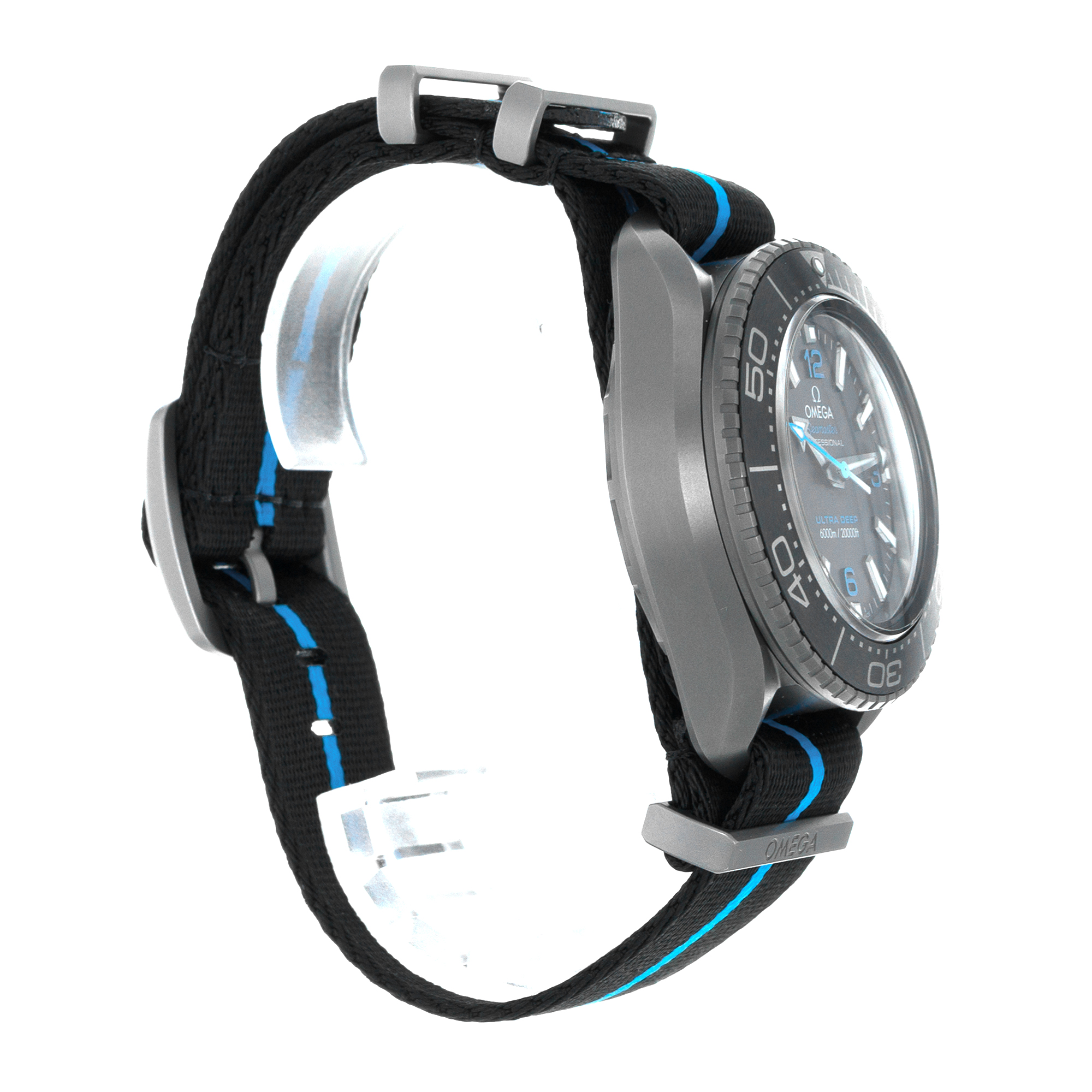 Omega Seamaster Ultra Deep 6000M 215.92.46.21.01.001 Blue Black Mens Watch 2022 thumbnail 7