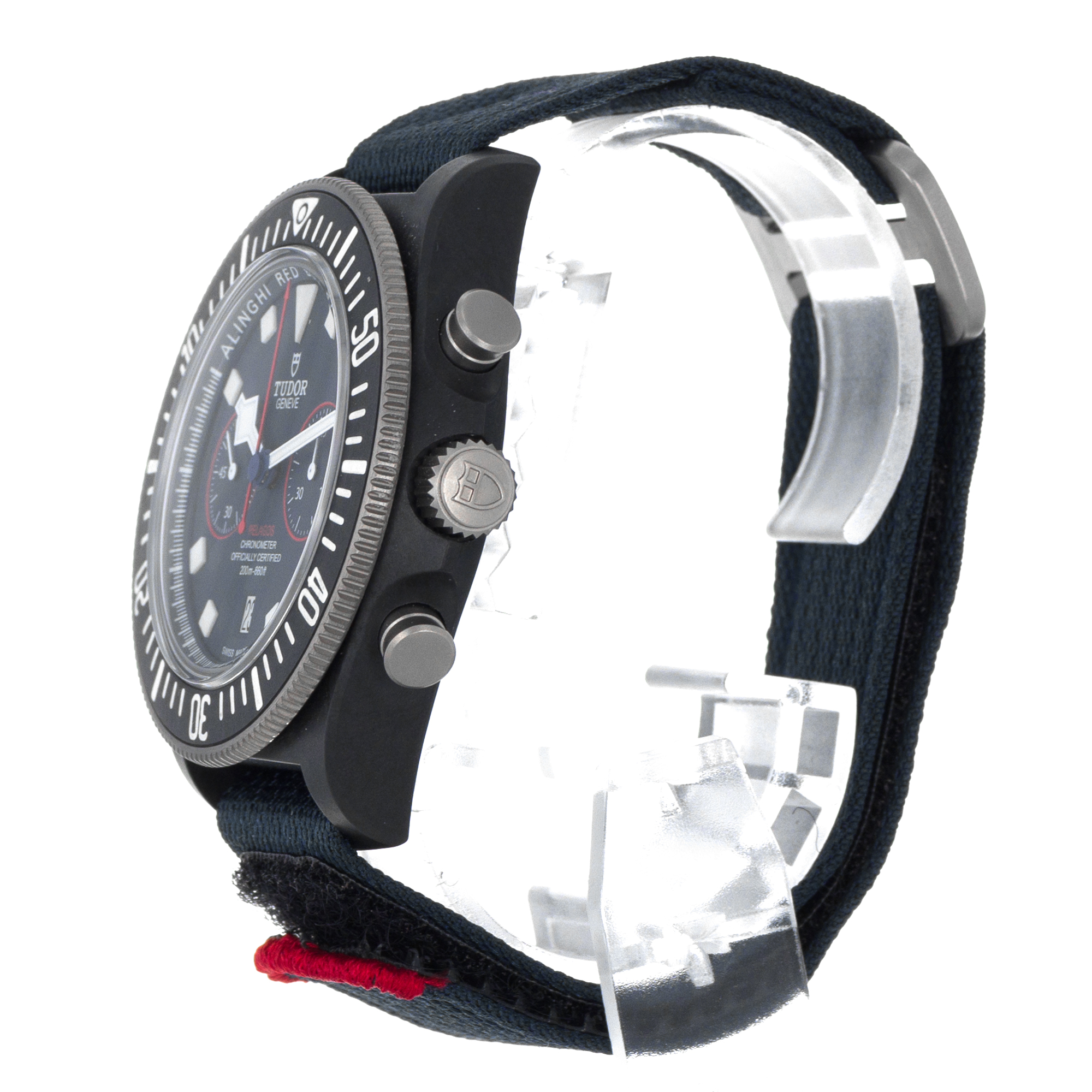 Tudor Pelagos 25807K 43mm FXD Alinghi Blue Black Chronograph Titanium Mens Watch thumbnail 6