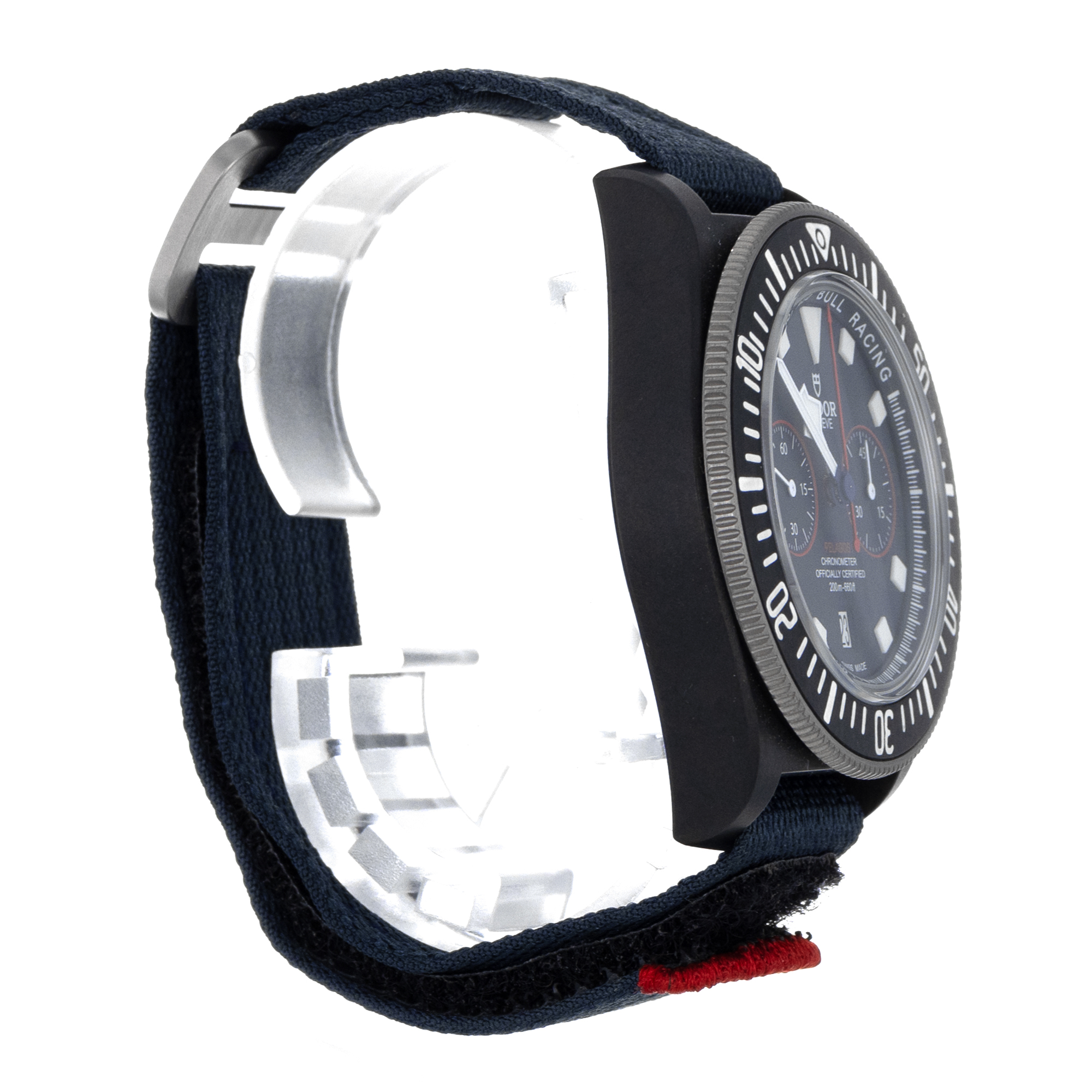 Tudor Pelagos 25807K 43mm FXD Alinghi Blue Black Chronograph Titanium Mens Watch thumbnail 7