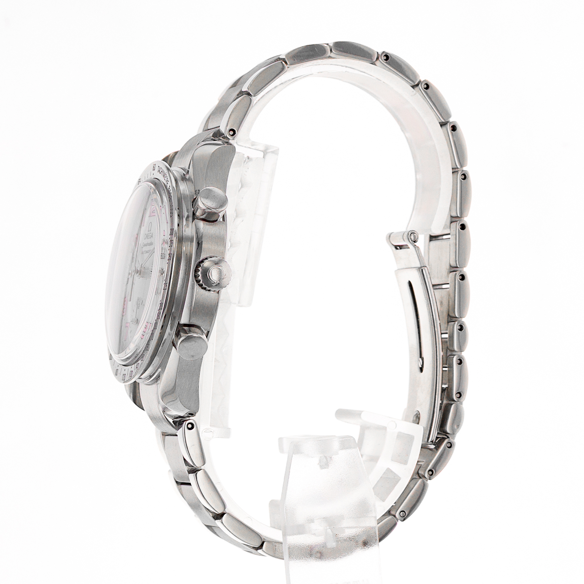 Omega Speedmaster 3534.74 38mm Pink White Mother of Pearl Steel Ladies Watch thumbnail 5