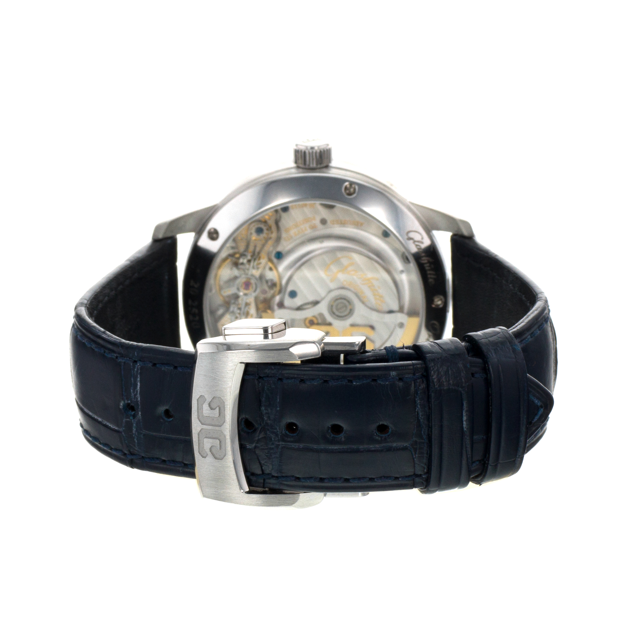 Glashutte Original PanoMaticLunar 1-90-02-46-32 40mm Blue Moon Mens Watch 2022 thumbnail 10