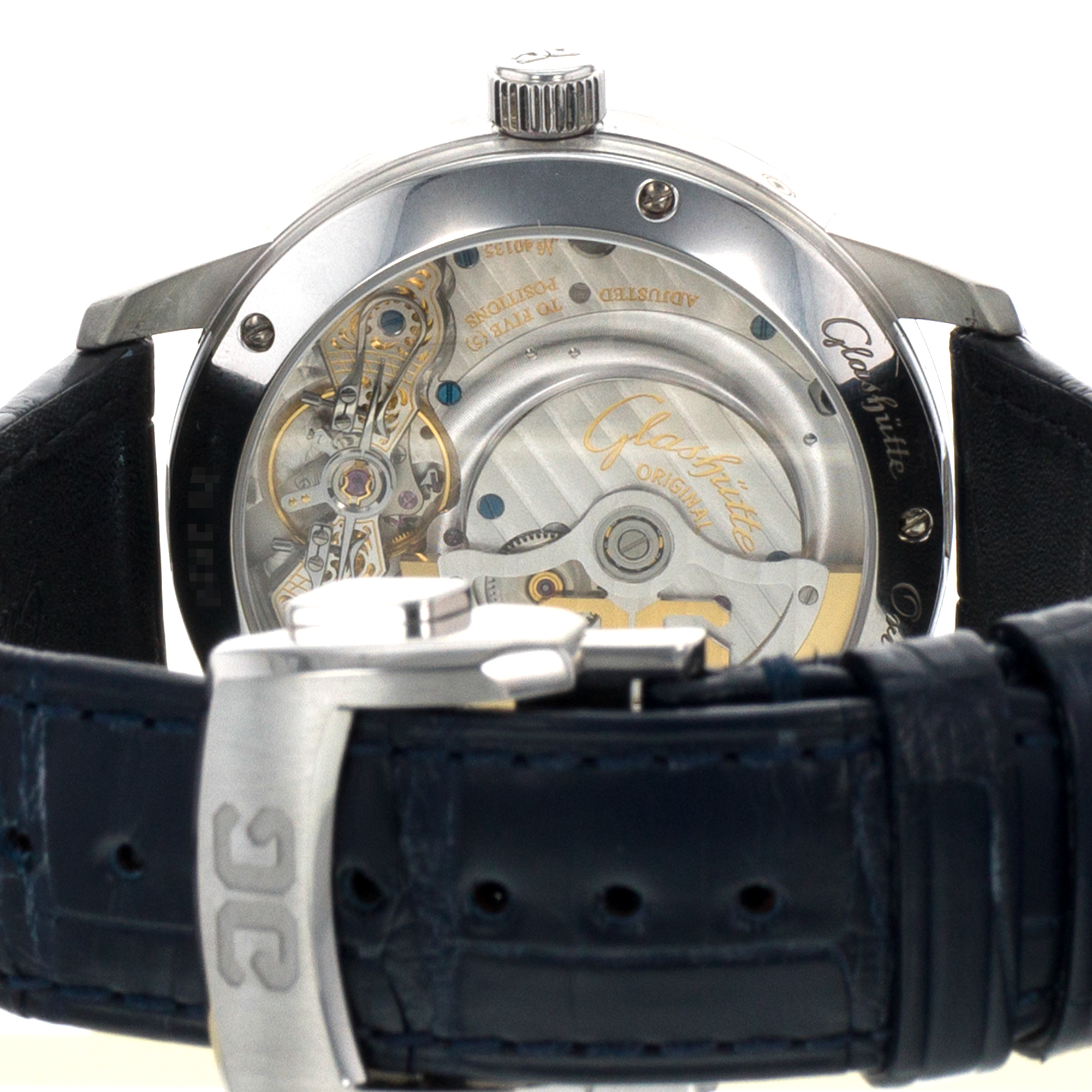 Glashutte Original PanoMaticLunar 1-90-02-46-32 40mm Blue Moon Mens Watch 2022 thumbnail 11