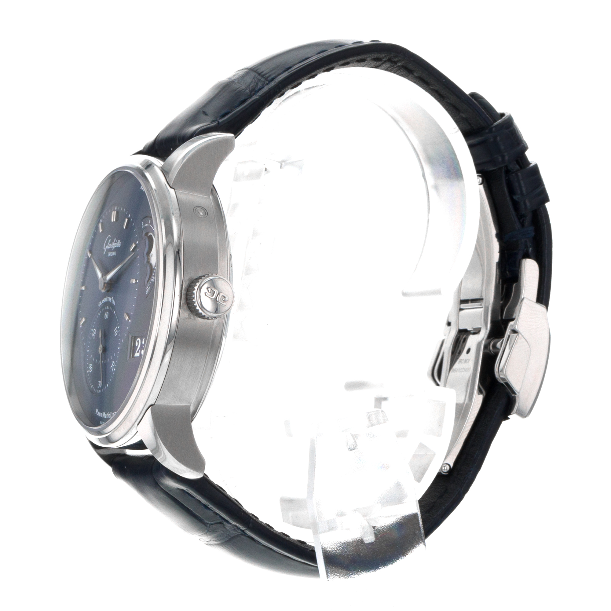 Glashutte Original PanoMaticLunar 1-90-02-46-32 40mm Blue Moon Mens Watch 2022 thumbnail 6