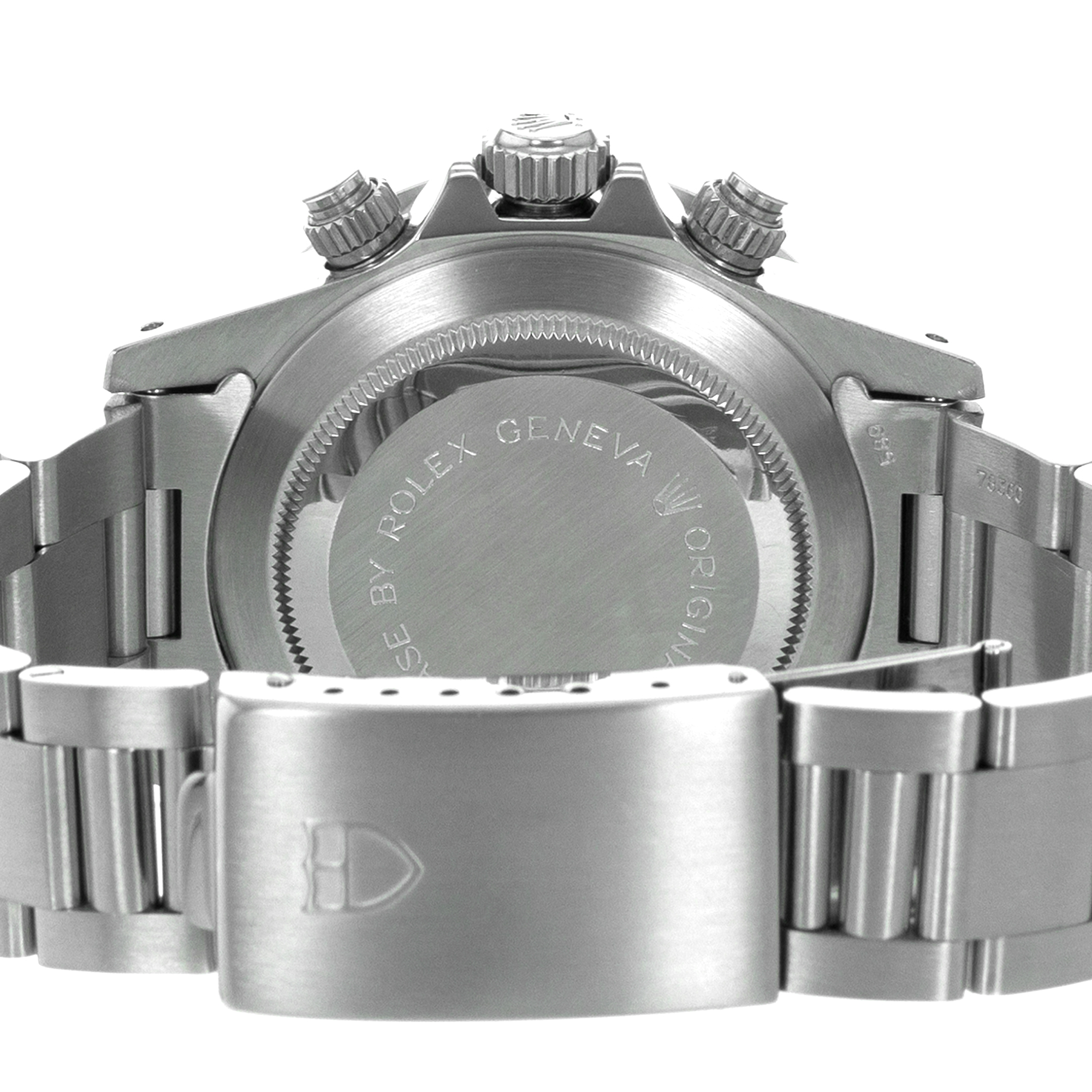 Tudor Oysterdate Big Block 79180 Silver Black Panda Chronograph Mens Watch thumbnail 10