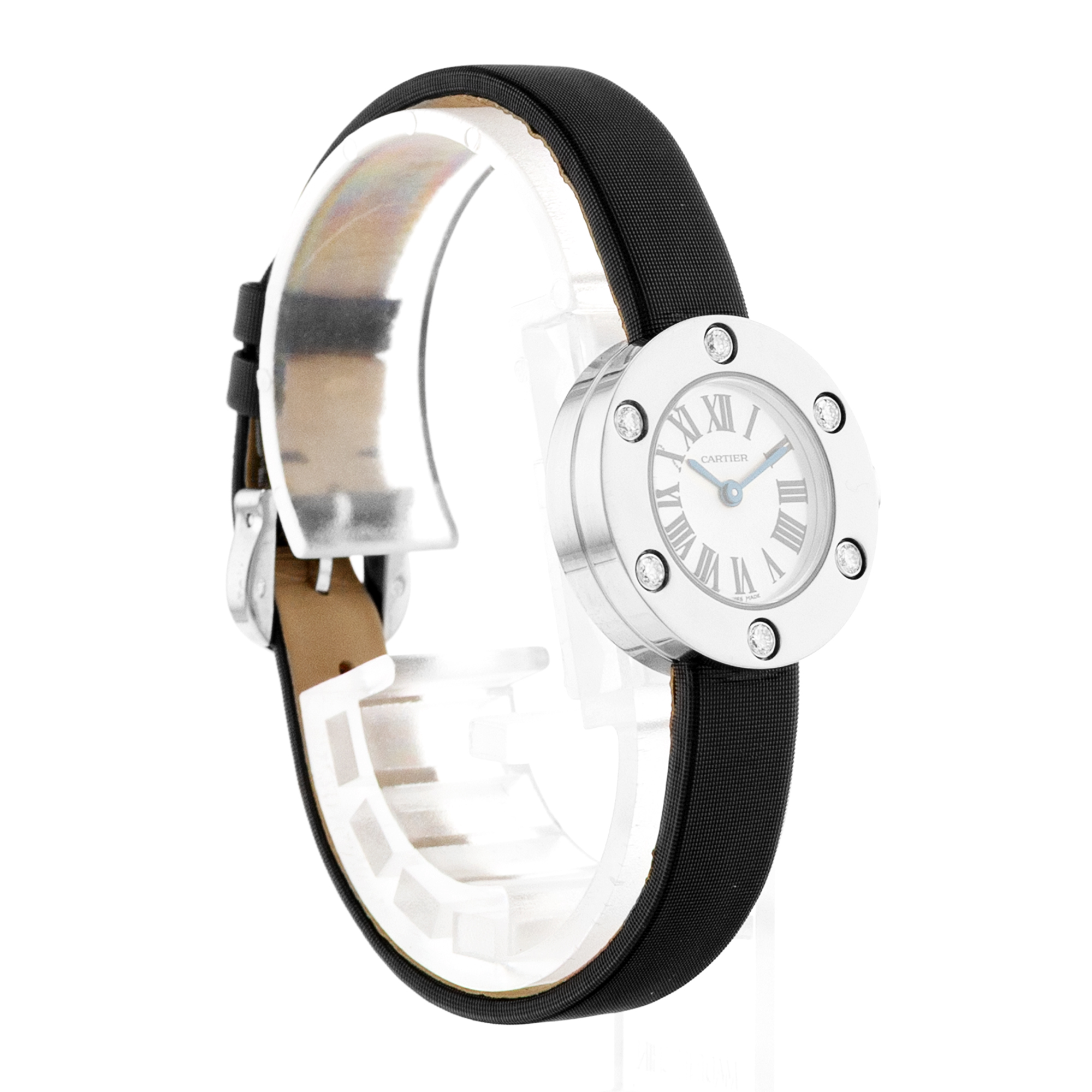 Cartier Love WE800231 2974 23mm Silver Roman 18k White Gold Quartz Ladies Watch thumbnail 7