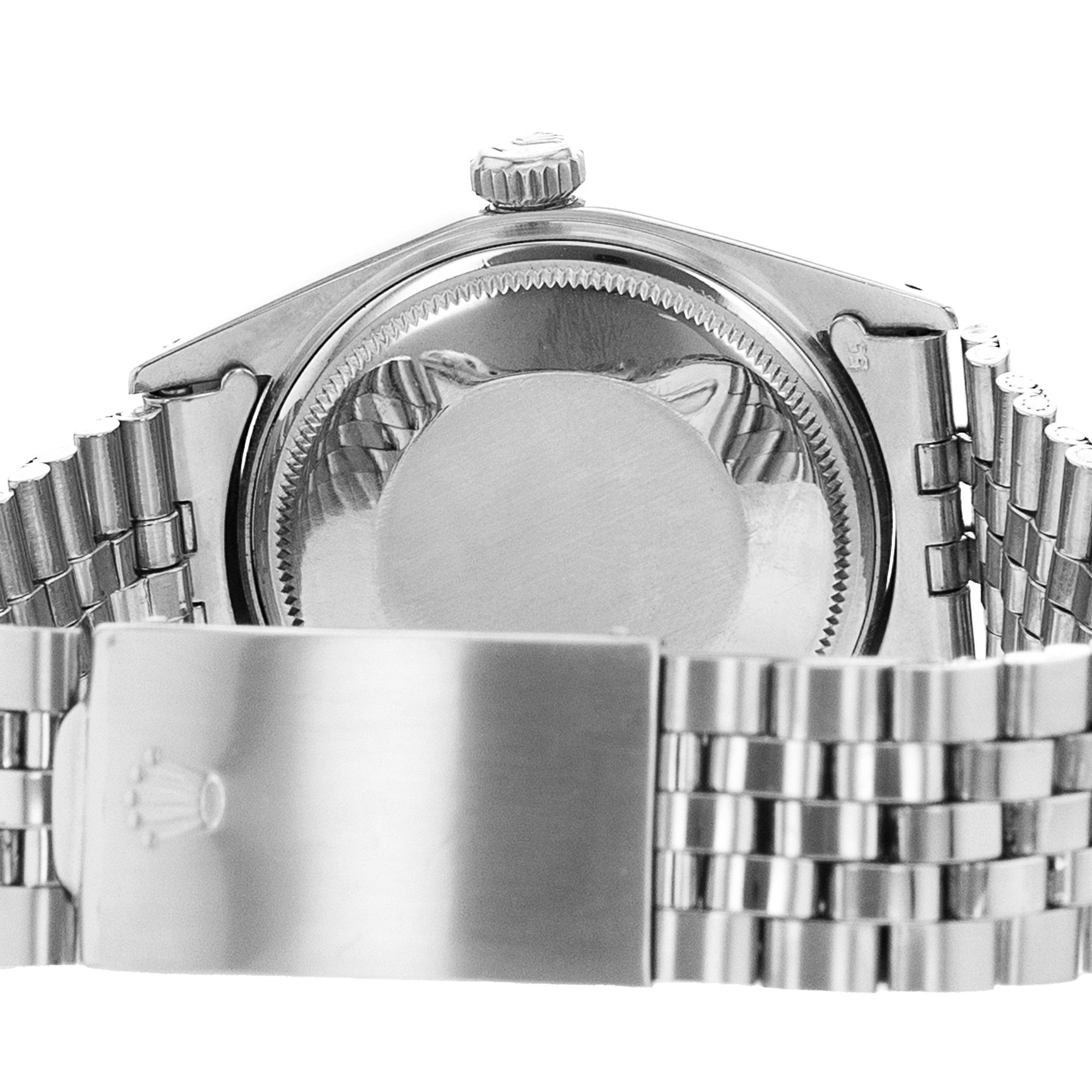 Rolex Datejust 36 1601 Vintage Patina Silver Index Jubilee Mens Watch 1972 thumbnail 10