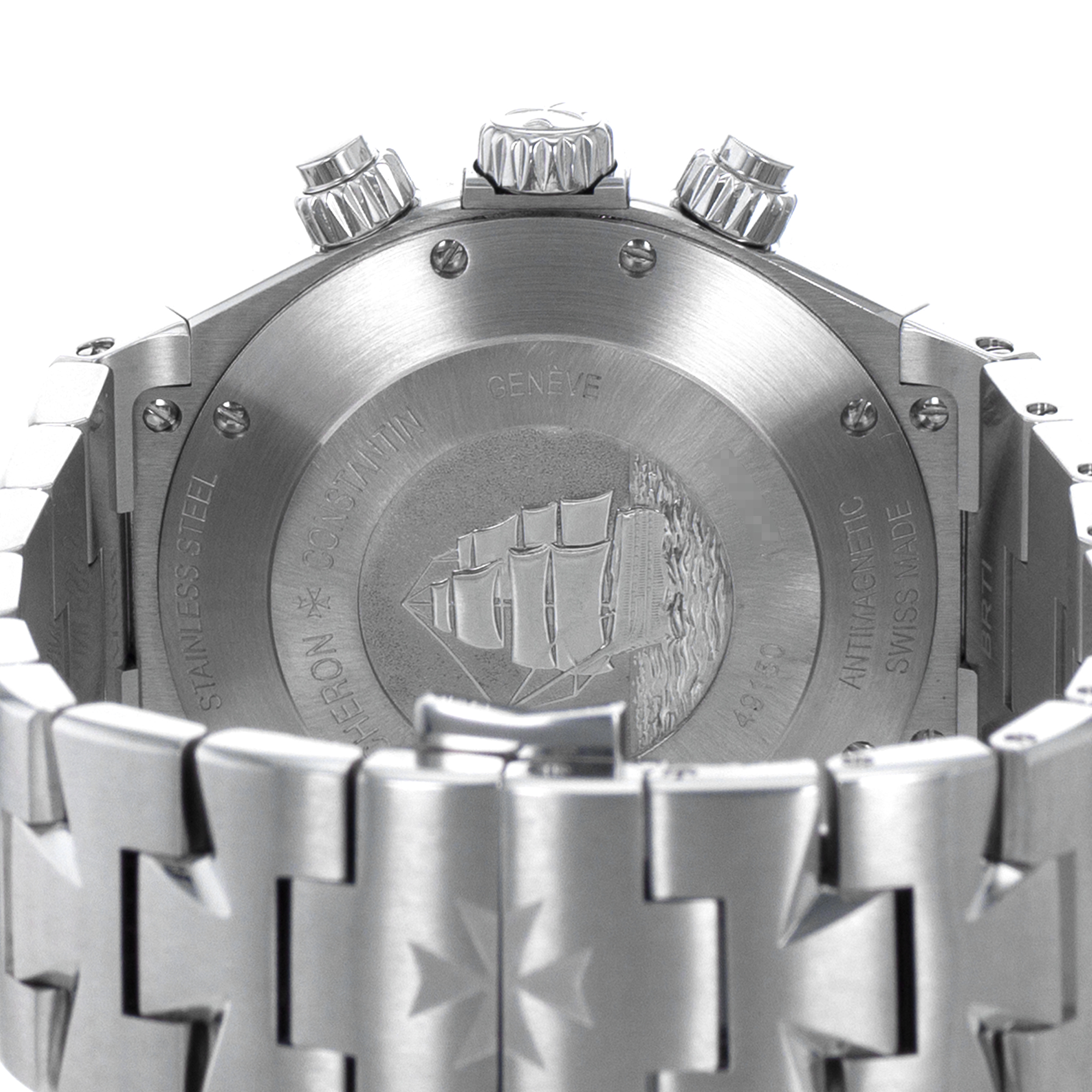 Vacheron Constantin Overseas Chronograph 49150/B01A-9745 42mm Blue Mens Watch thumbnail 10