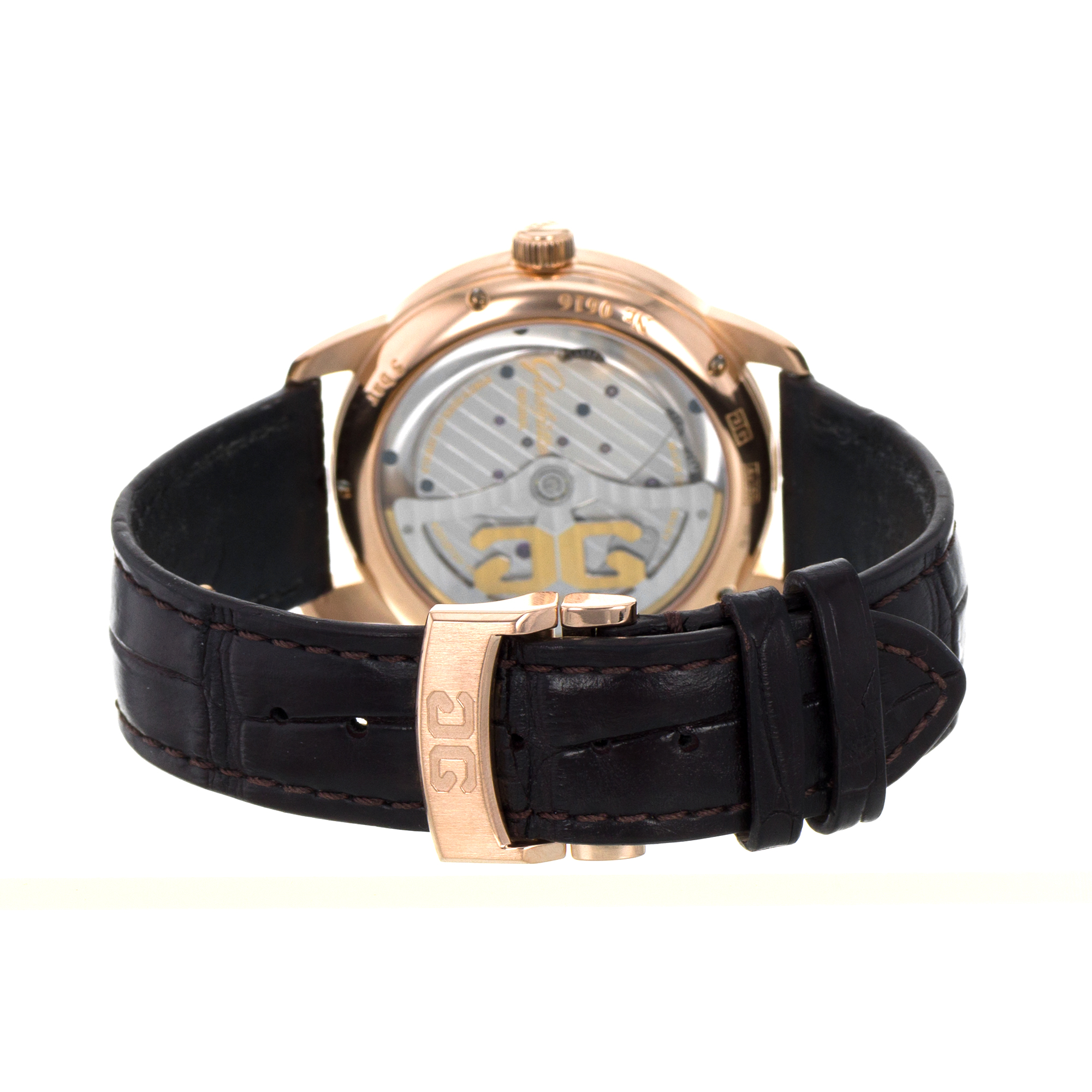 Glashutte Original PanoMaticlnverse 1-91-02-01-05-30 42mm Rose Gold Mens Watch thumbnail 10