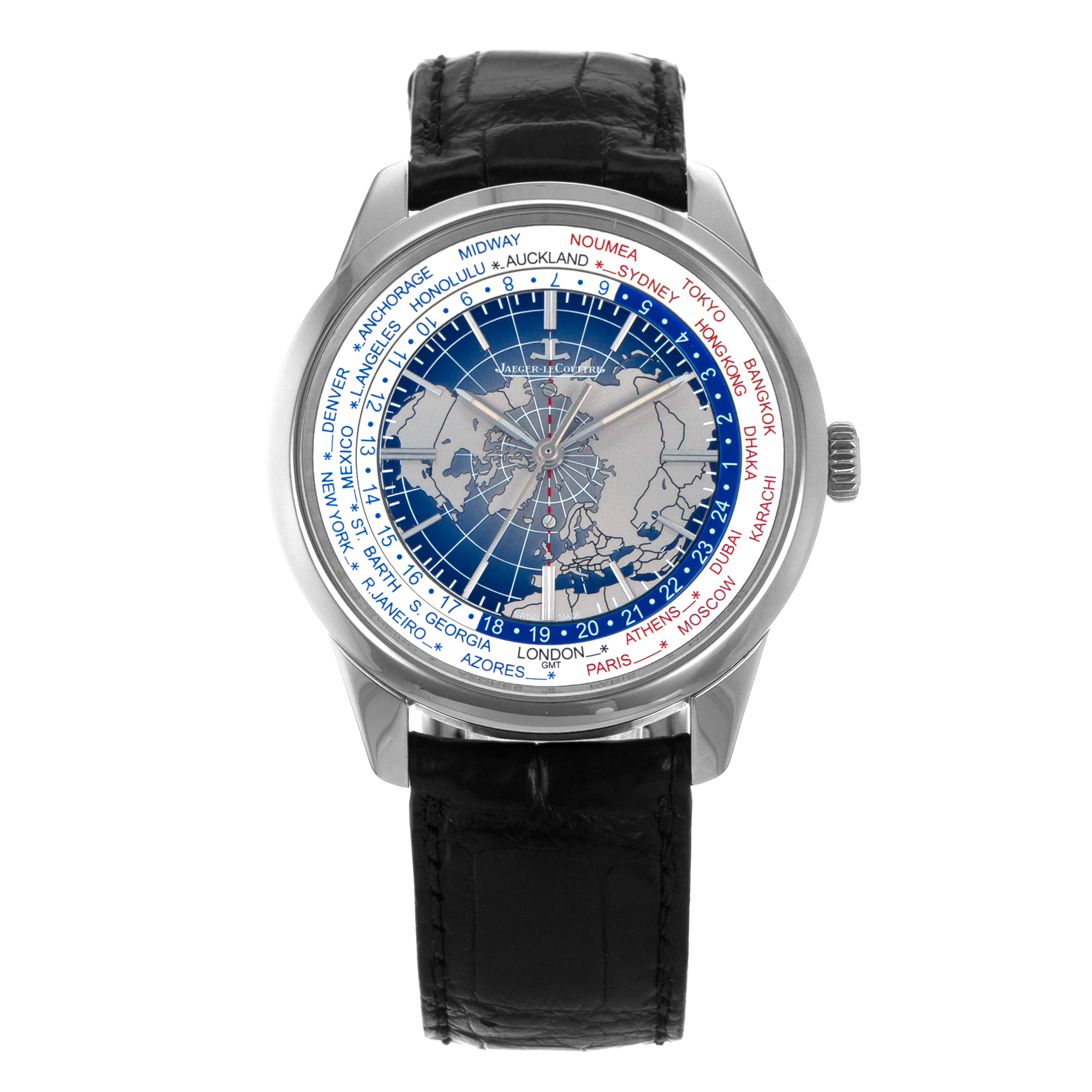 Jaeger-LeCoultre Geophysic Universal Time Q8108420 41mm Blue Steel Mens Watch thumbnail 2