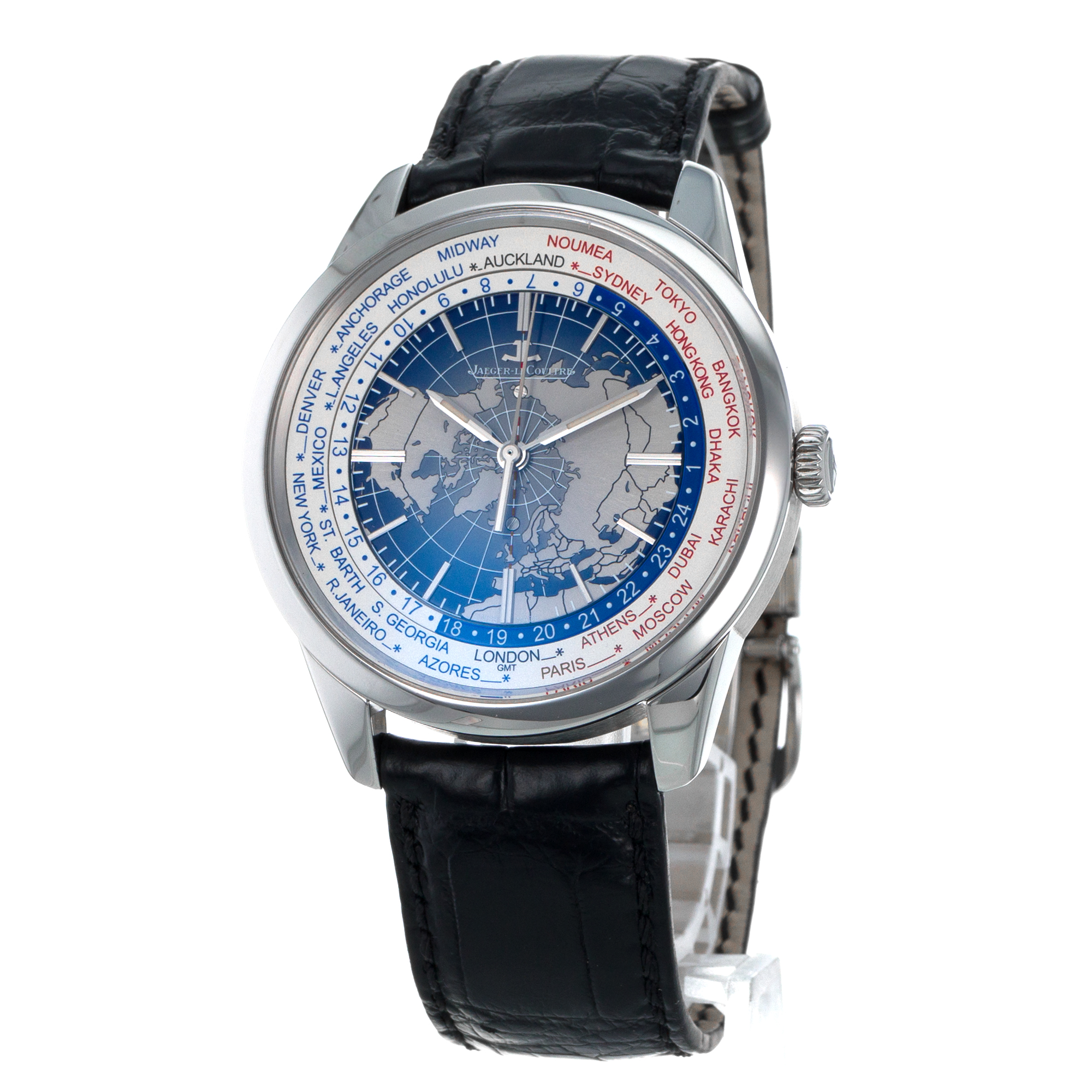 Jaeger-LeCoultre Geophysic Universal Time Q8108420 41mm Blue Steel Mens Watch thumbnail 4