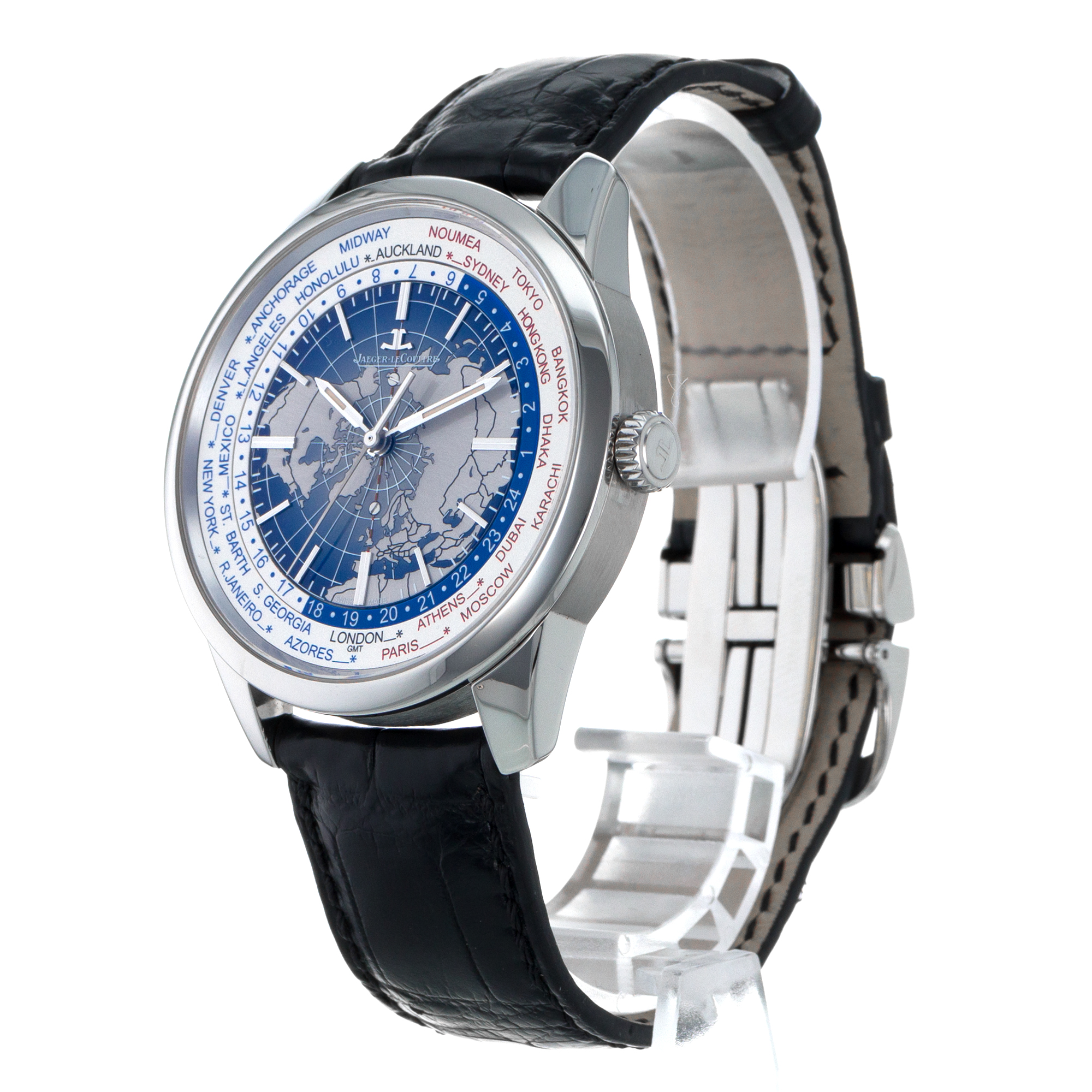 Jaeger-LeCoultre Geophysic Universal Time Q8108420 41mm Blue Steel Mens Watch thumbnail 5