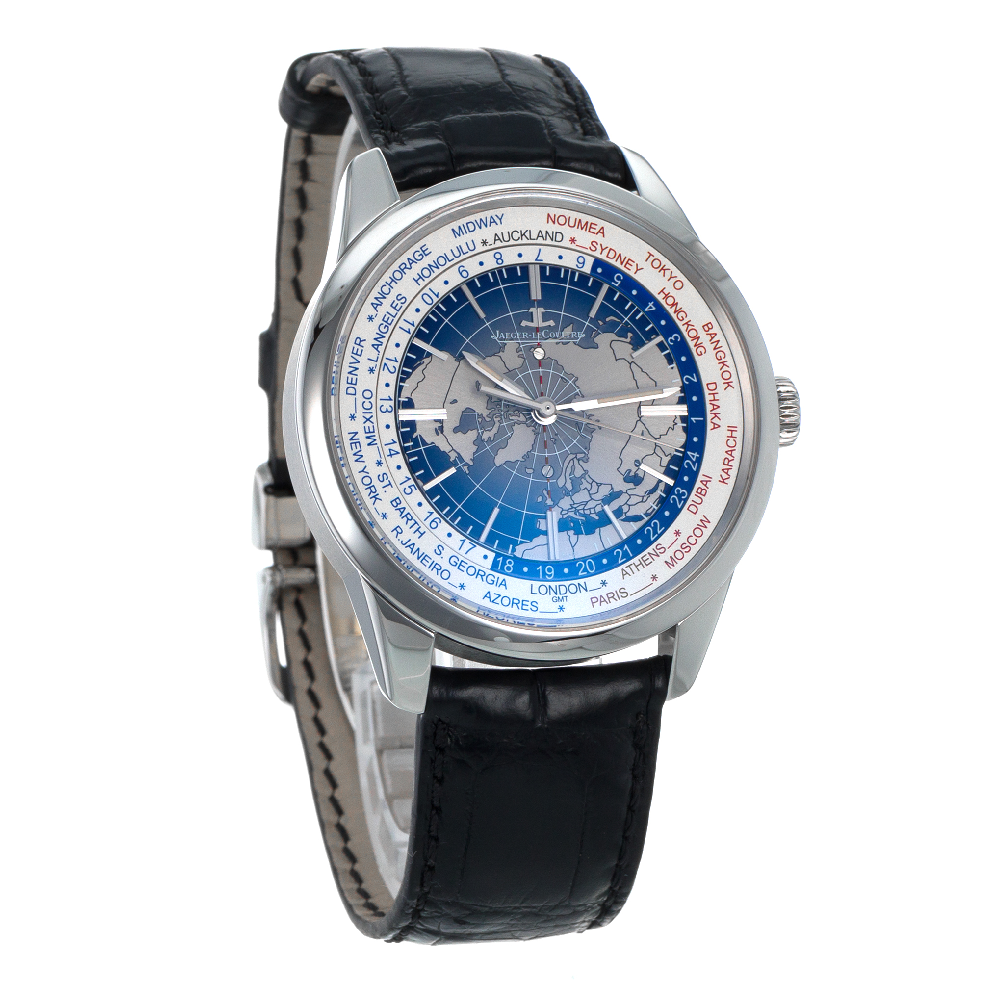 Jaeger-LeCoultre Geophysic Universal Time Q8108420 41mm Blue Steel Mens Watch thumbnail 9