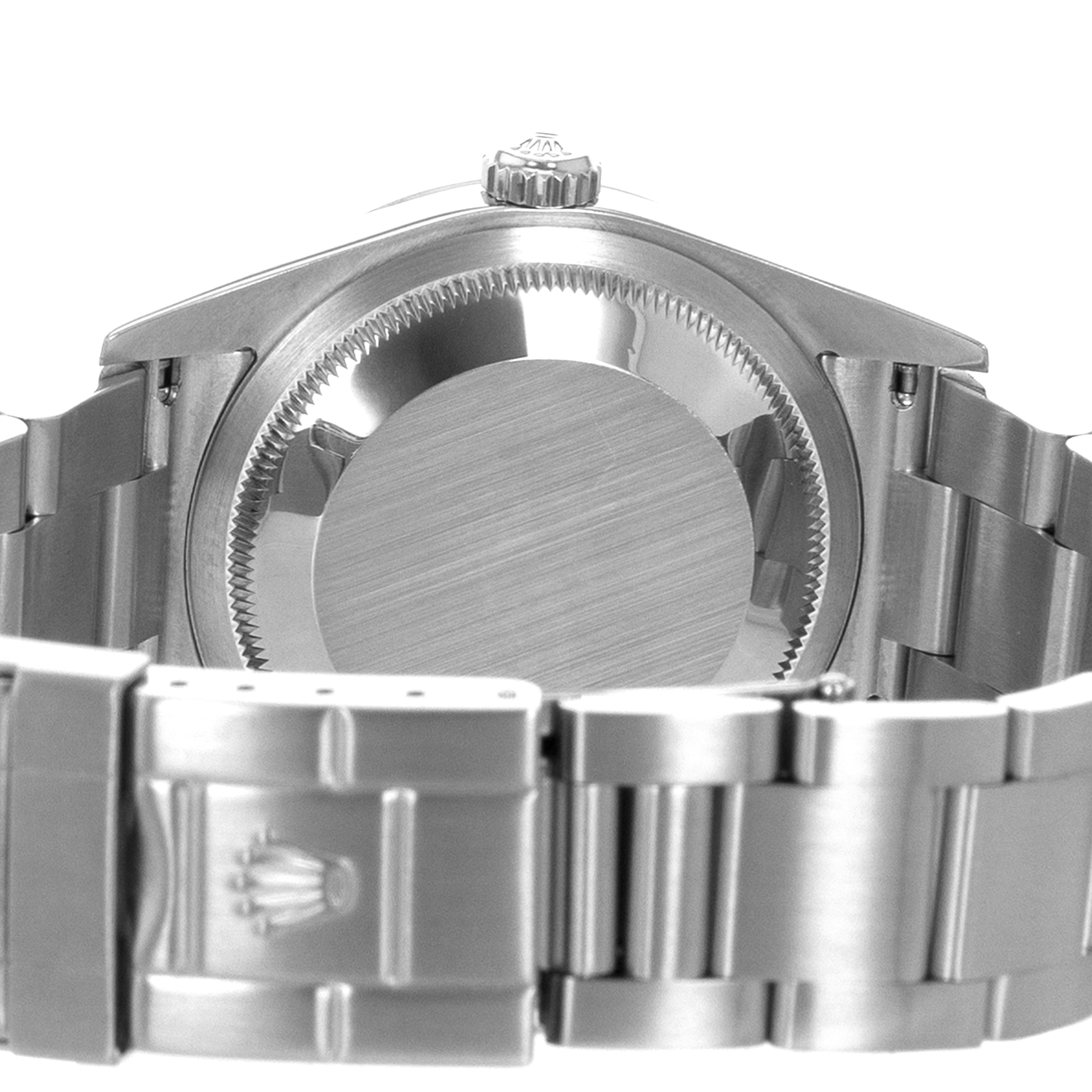 Rolex Explorer 114270 36mm Black Steel Smooth Mens Watch 2004 thumbnail 10